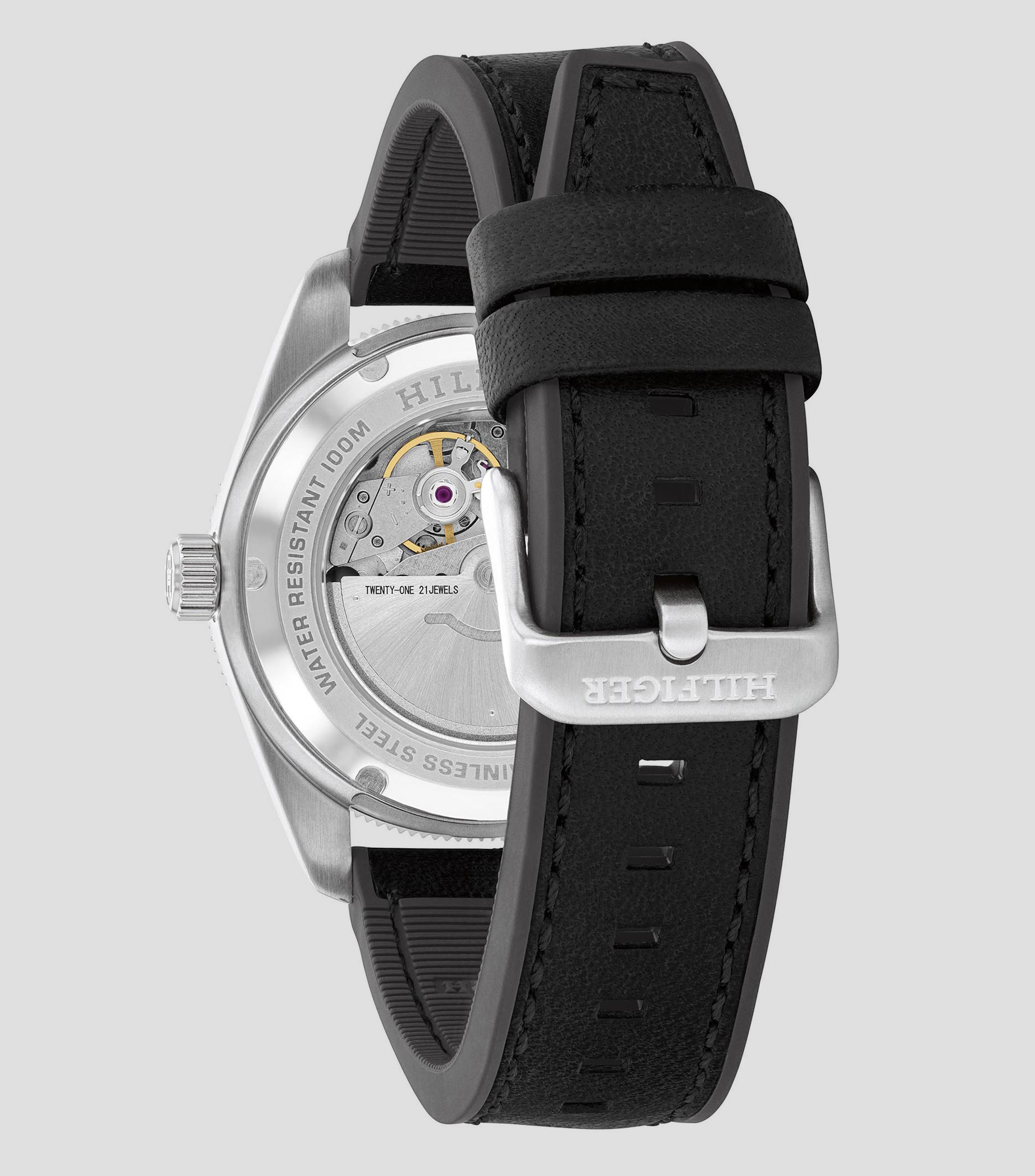 Reloj para Hombre TH85 Casual, Plateado, Negro