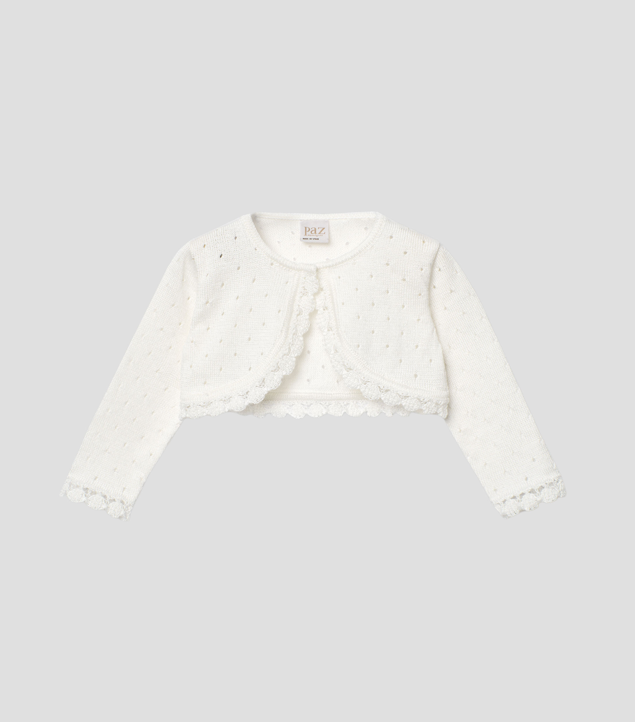 Bolero cuello redondo Niña