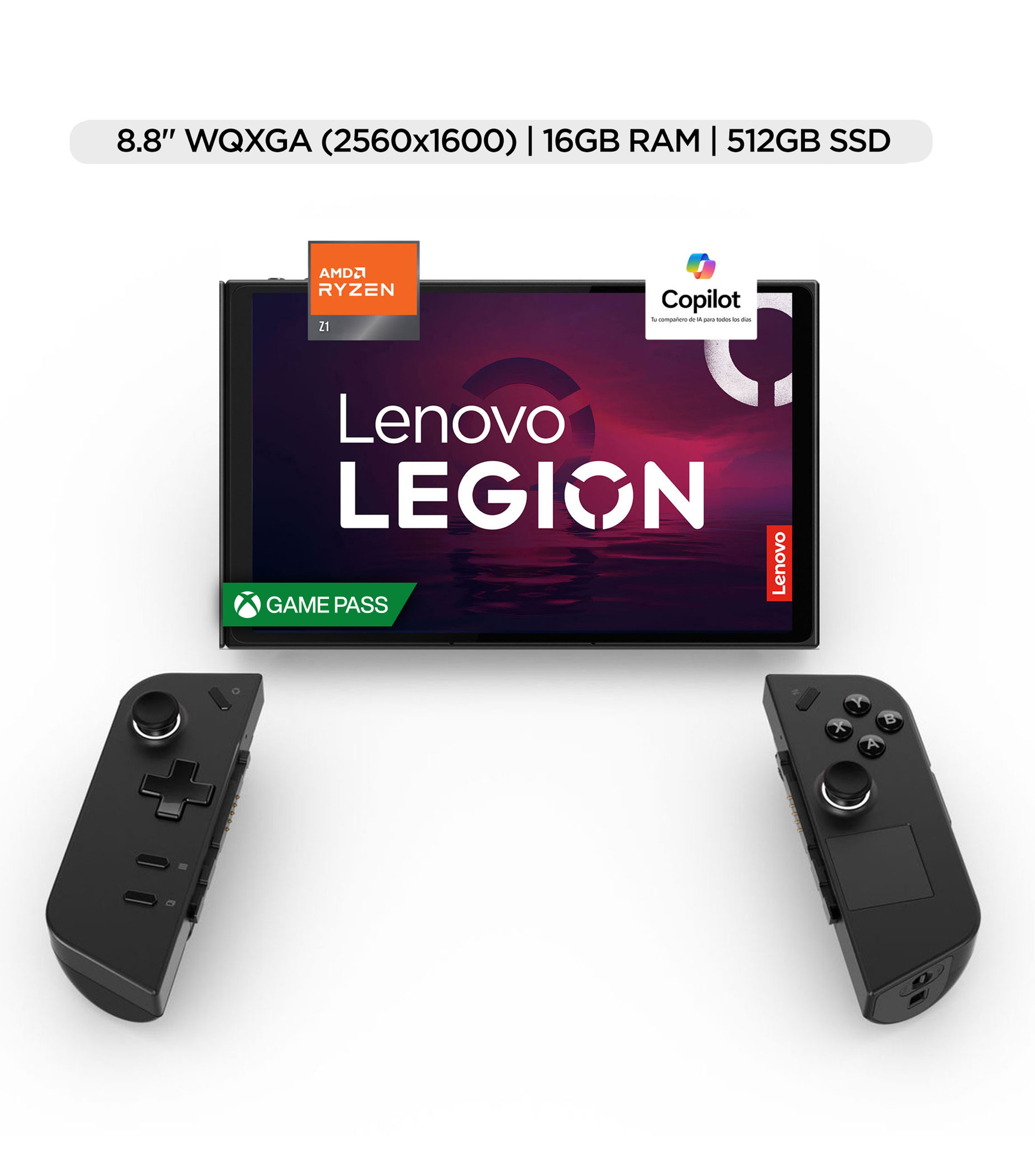 Lenovo Consola Lenovo Legion Go 8.8" QHD AMD Ryzen Z1 Extreme 512GB