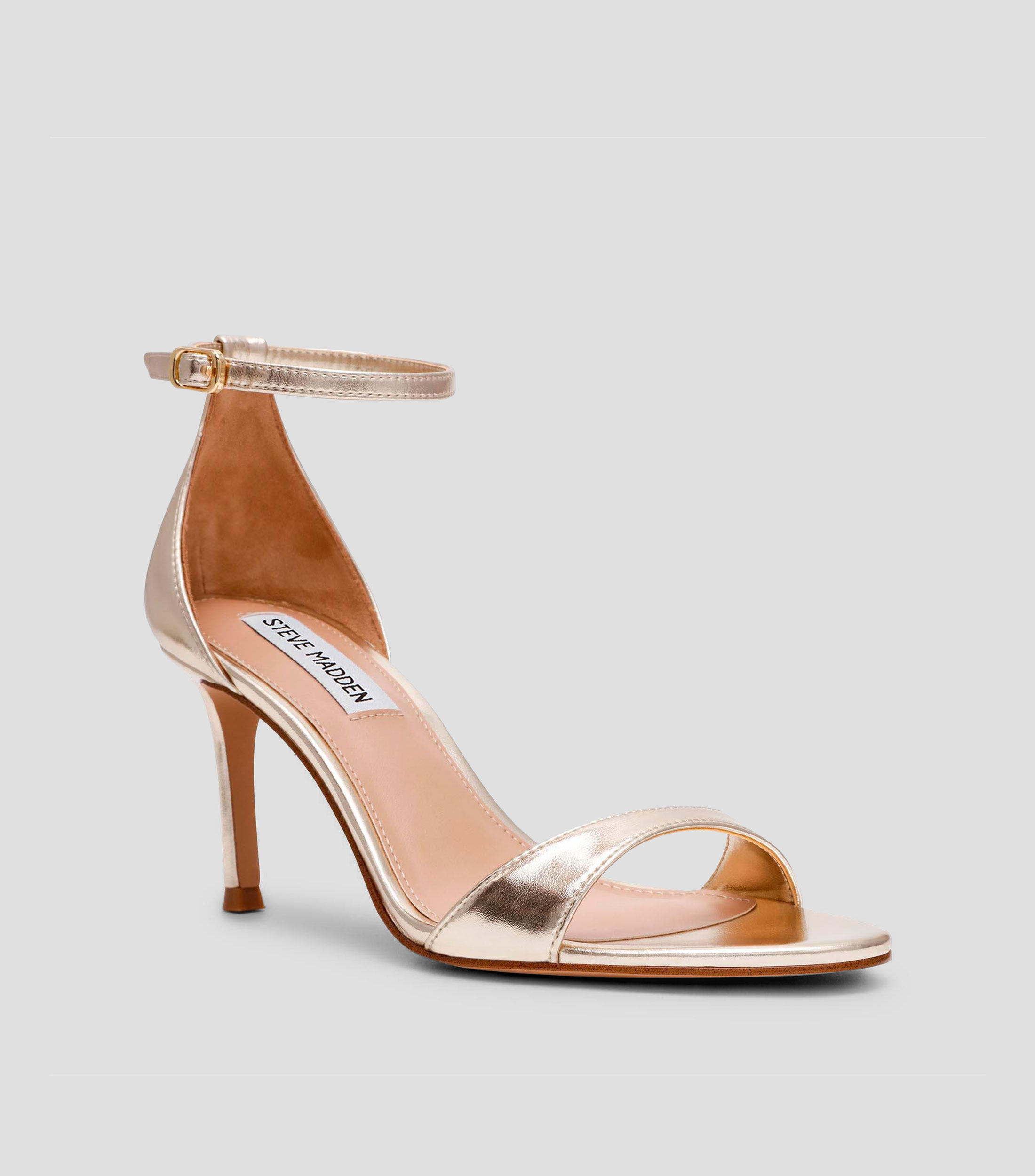 Sandalias con tacón alto y delgado Mujer