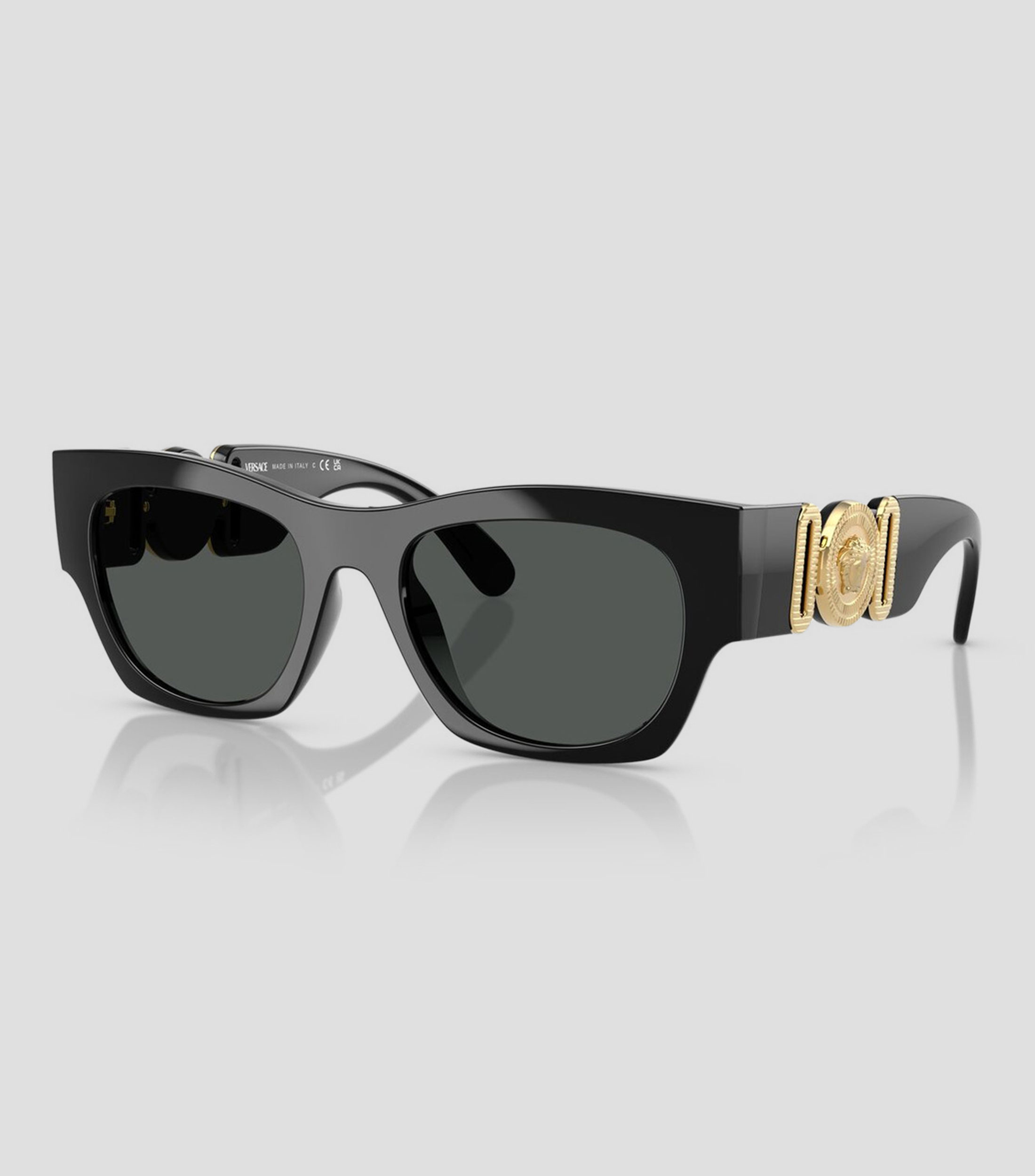Lentes de sol cuadrados negros Unisex