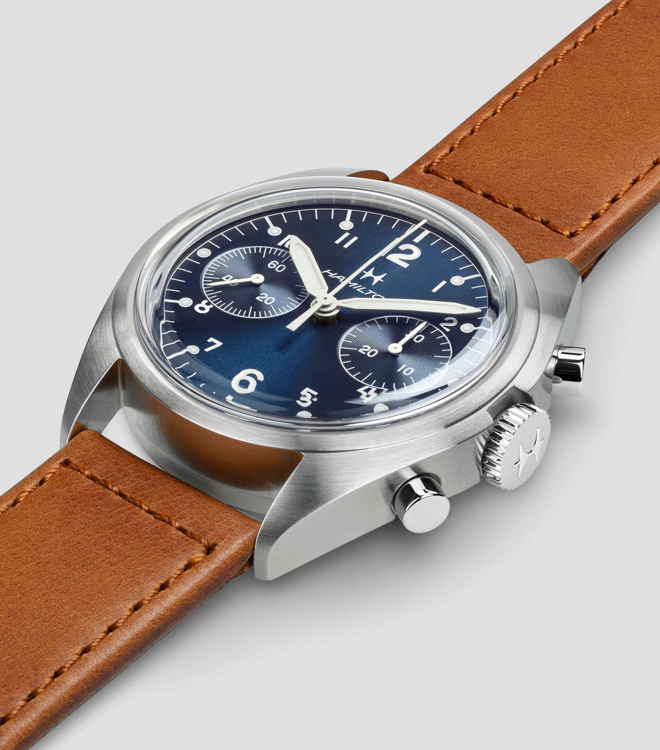 Reloj Unisex Khaki Aviation Pilot Pioneer, Casual, Plateado