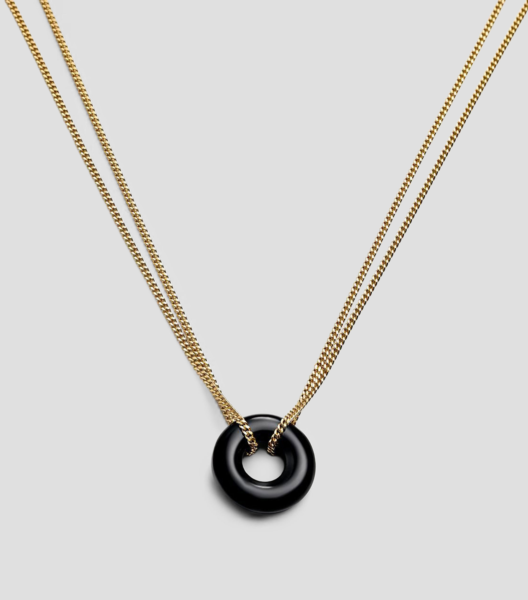 Collar en plata .925 con ónix Mujer