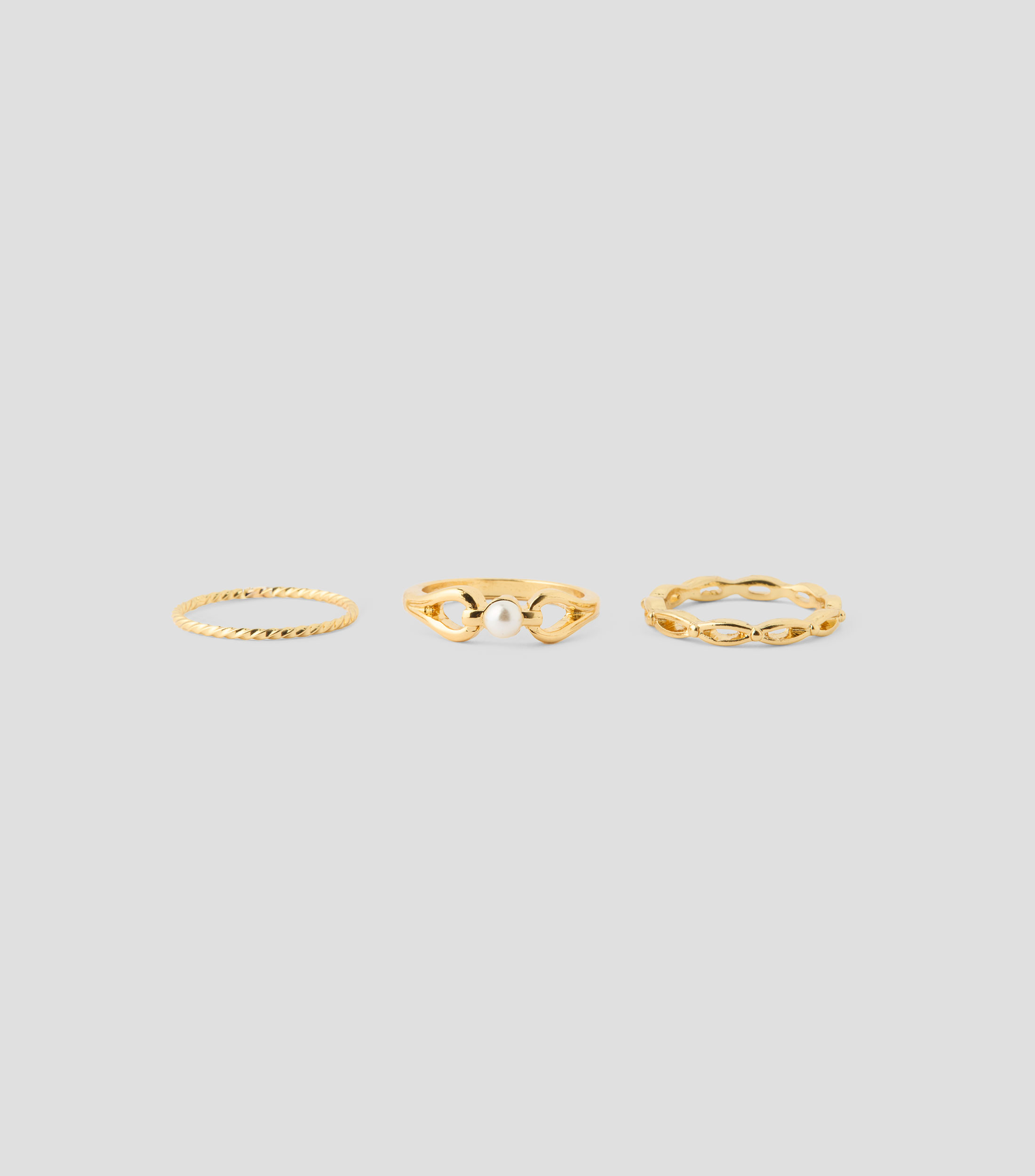 Set 3 Anillos Mujer