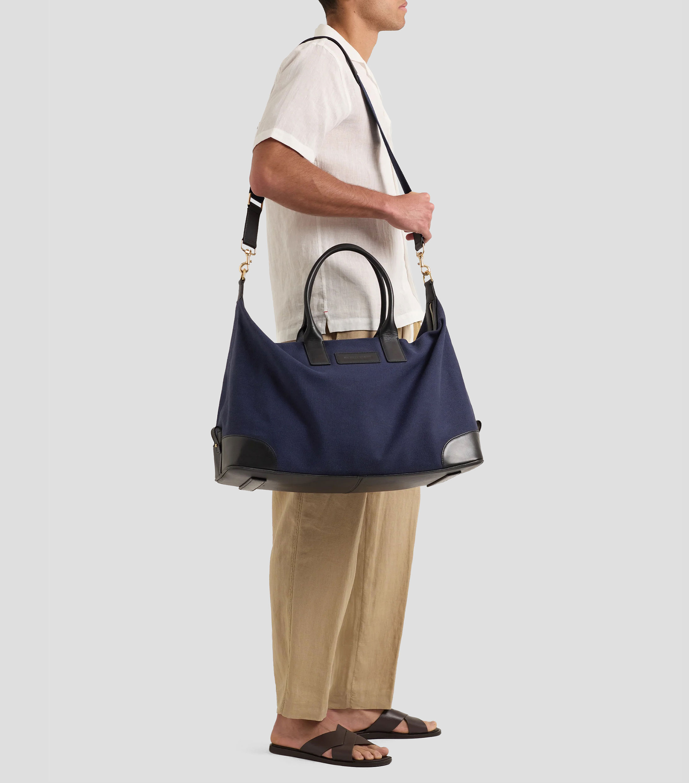 Bolso tote liso Hombre