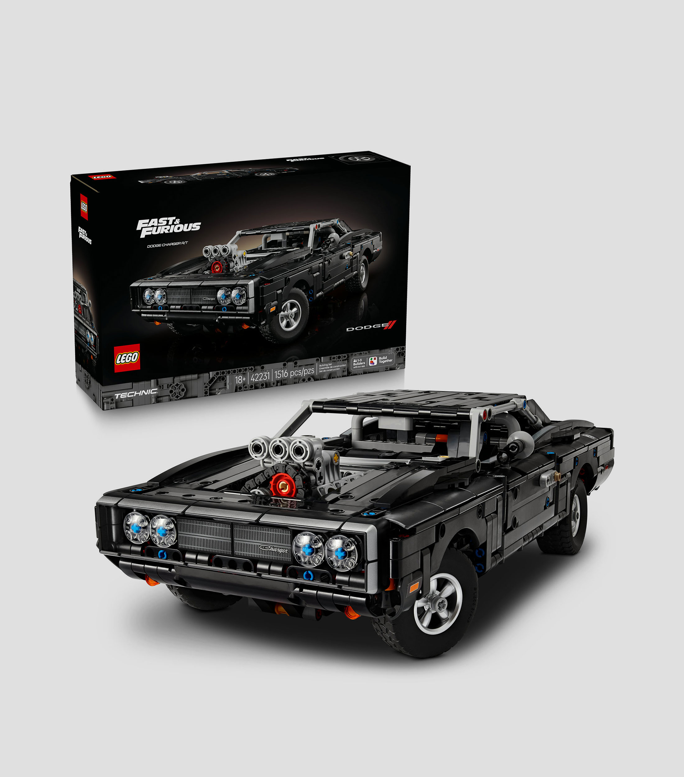 Lego Technic Auto Dodge Charger R/T de Fast and Furious 42231