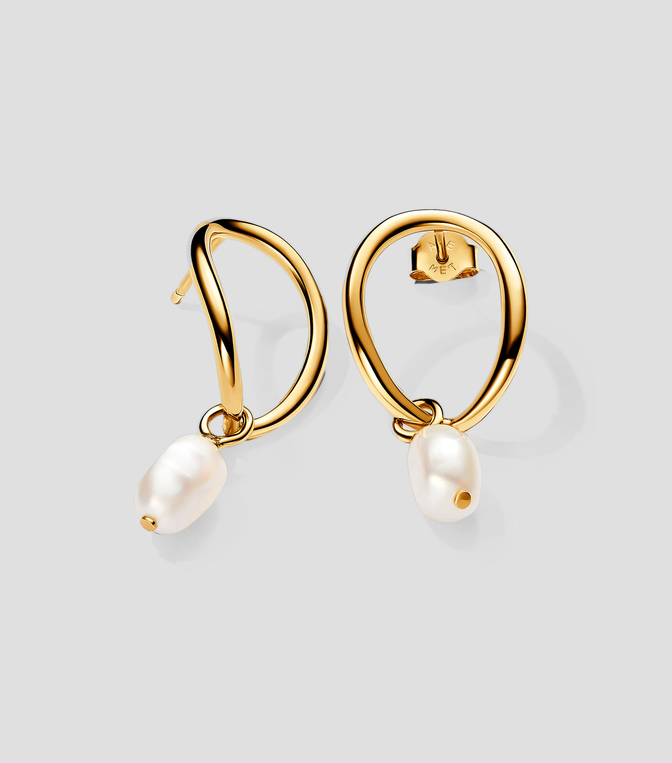 Aretes con perlas Mujer