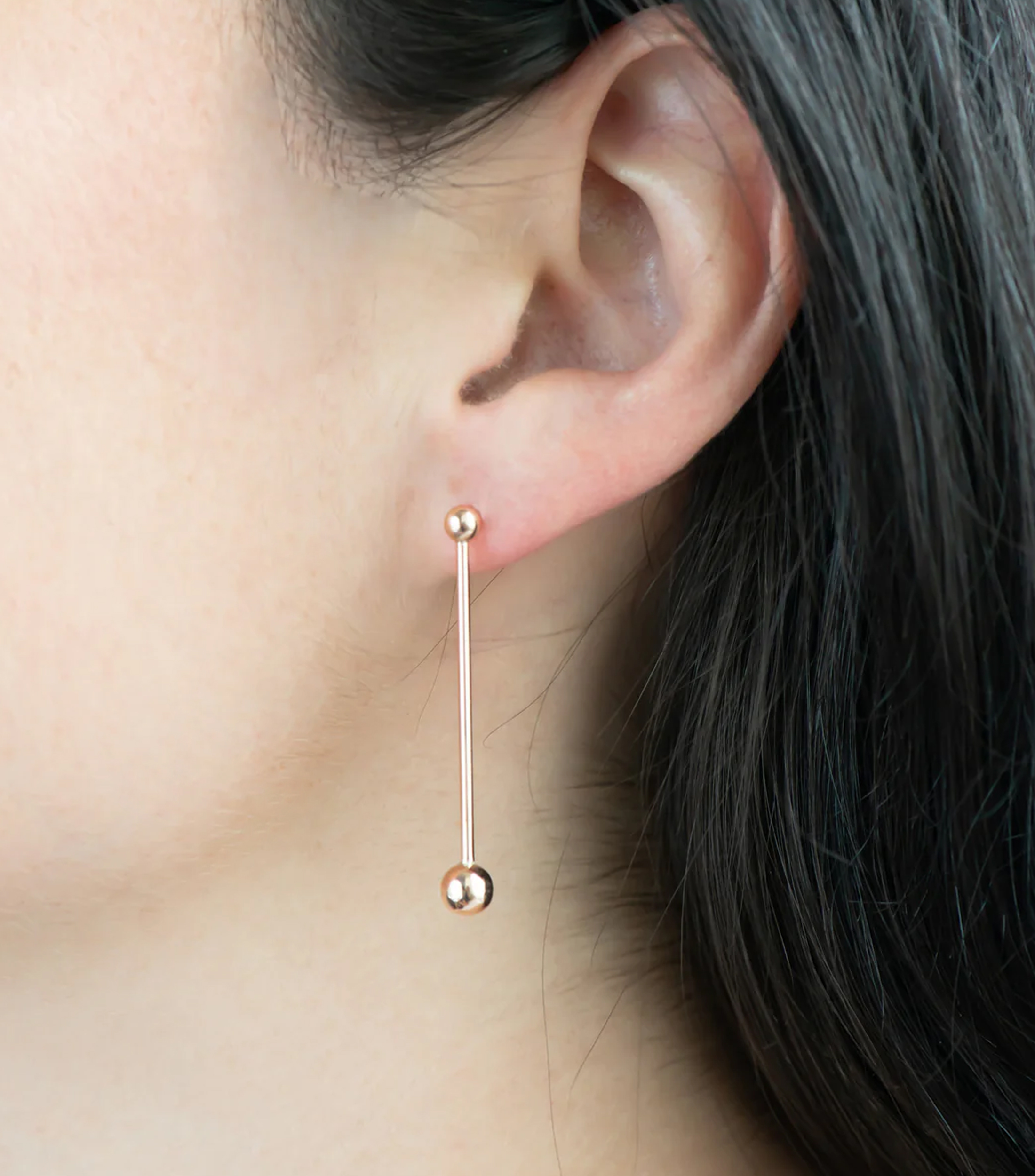 Aretes Oro de 14 kilates Mujer