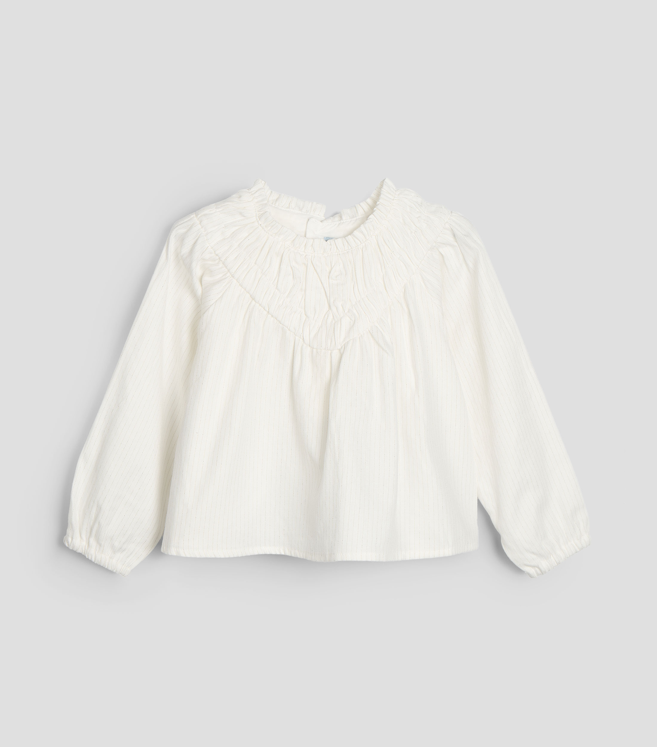 Blusa de líneas con manga larga Niña