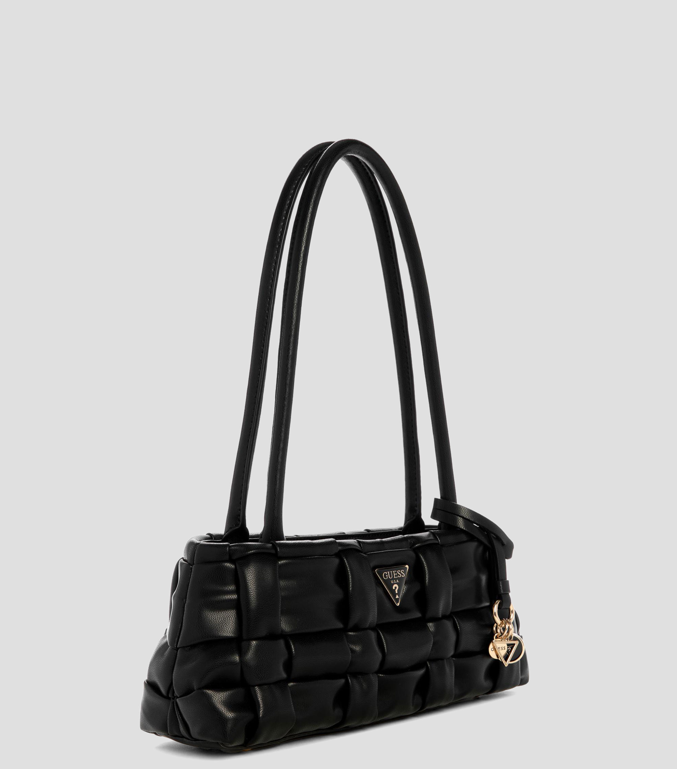 Bolsa shoulder negra Marion tejida Mujer