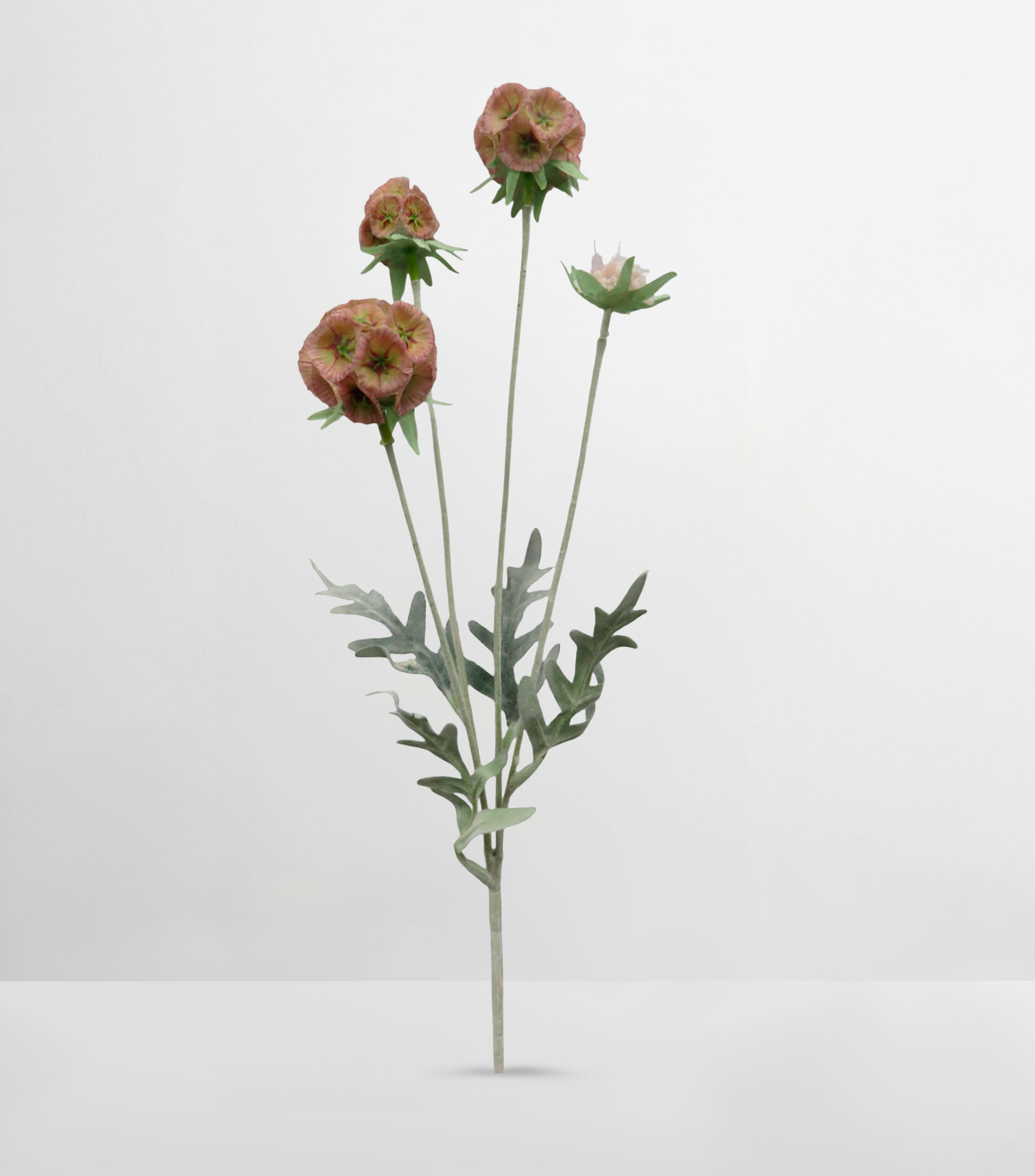 Flor Artificial Decorativa Scabiosa