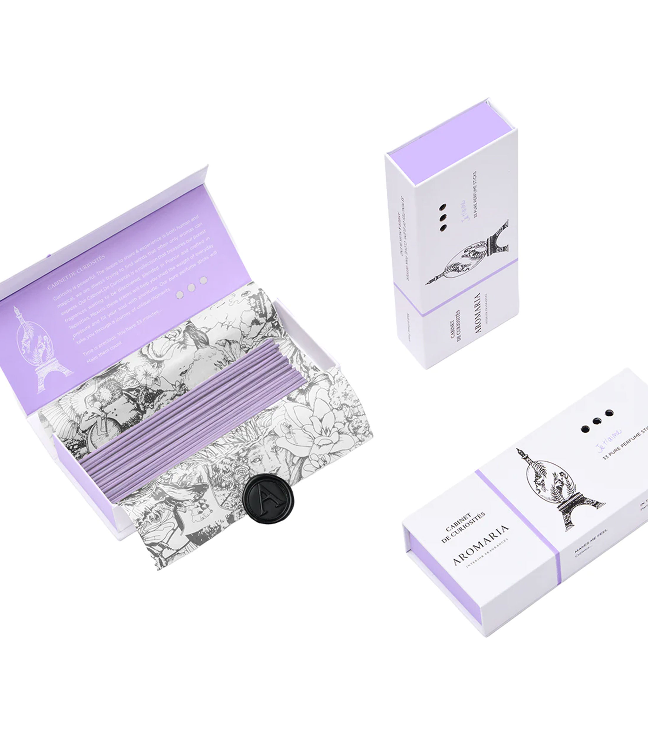 Caja 33 Mini Inciensos Je T Aime