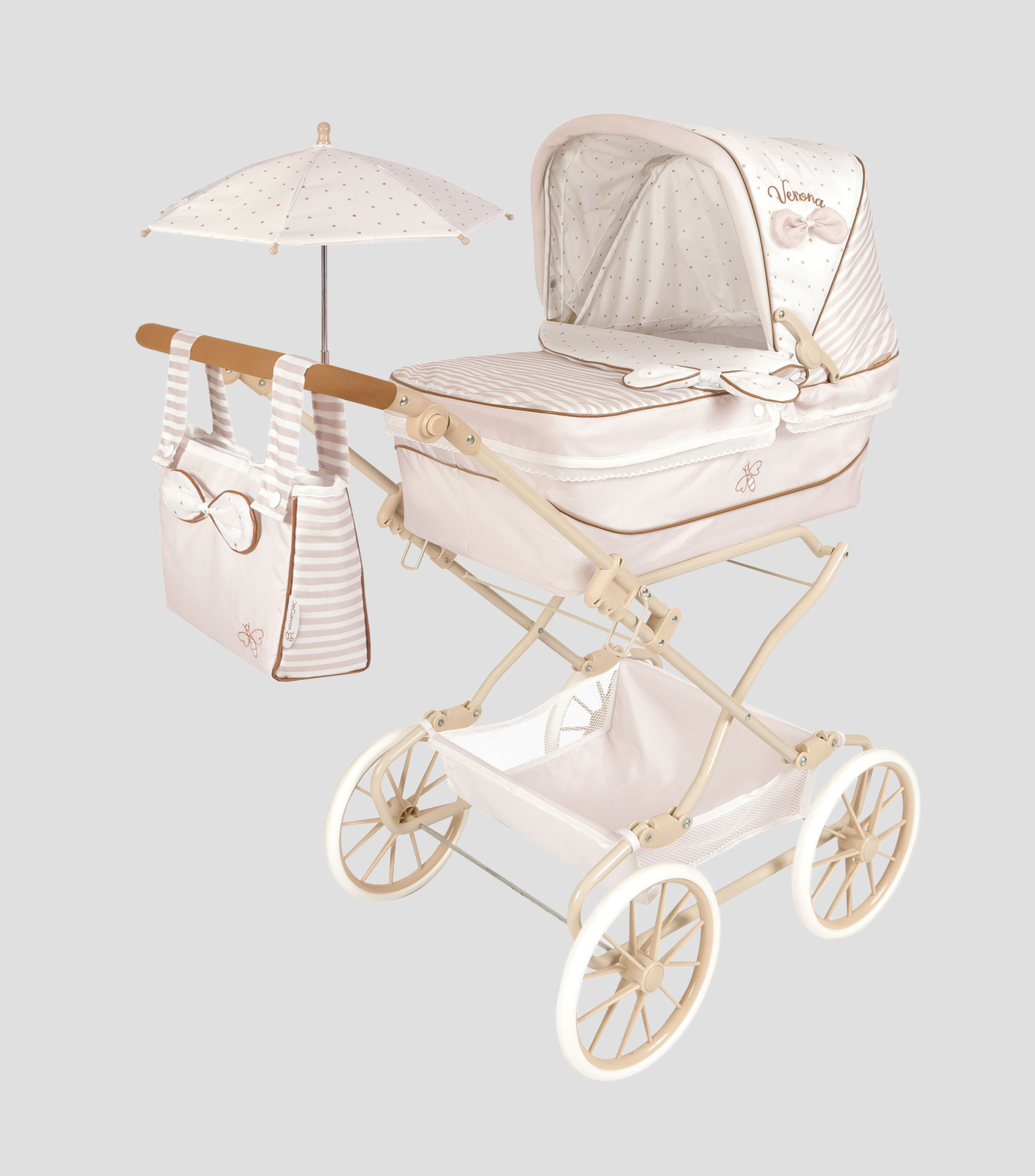 Coche de muñecas Reborn plegable son sombrilla Verona