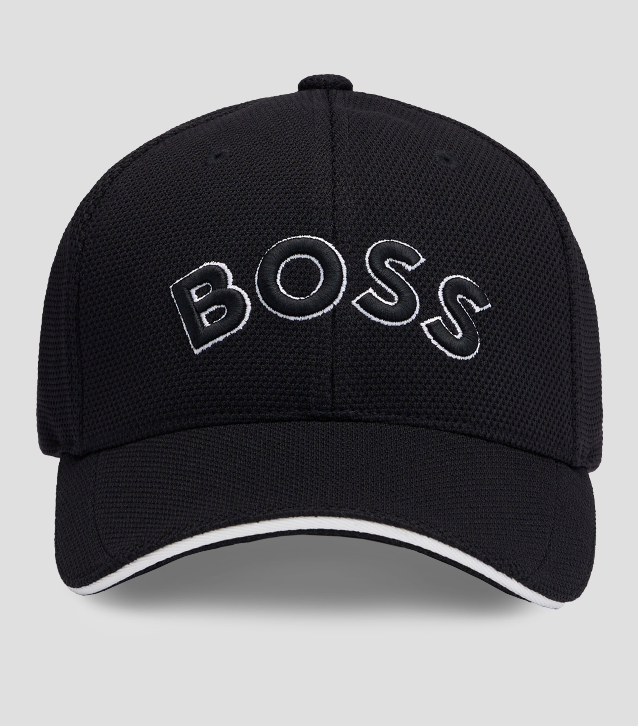 Gorra de pique tejido con logo bordado Hombre