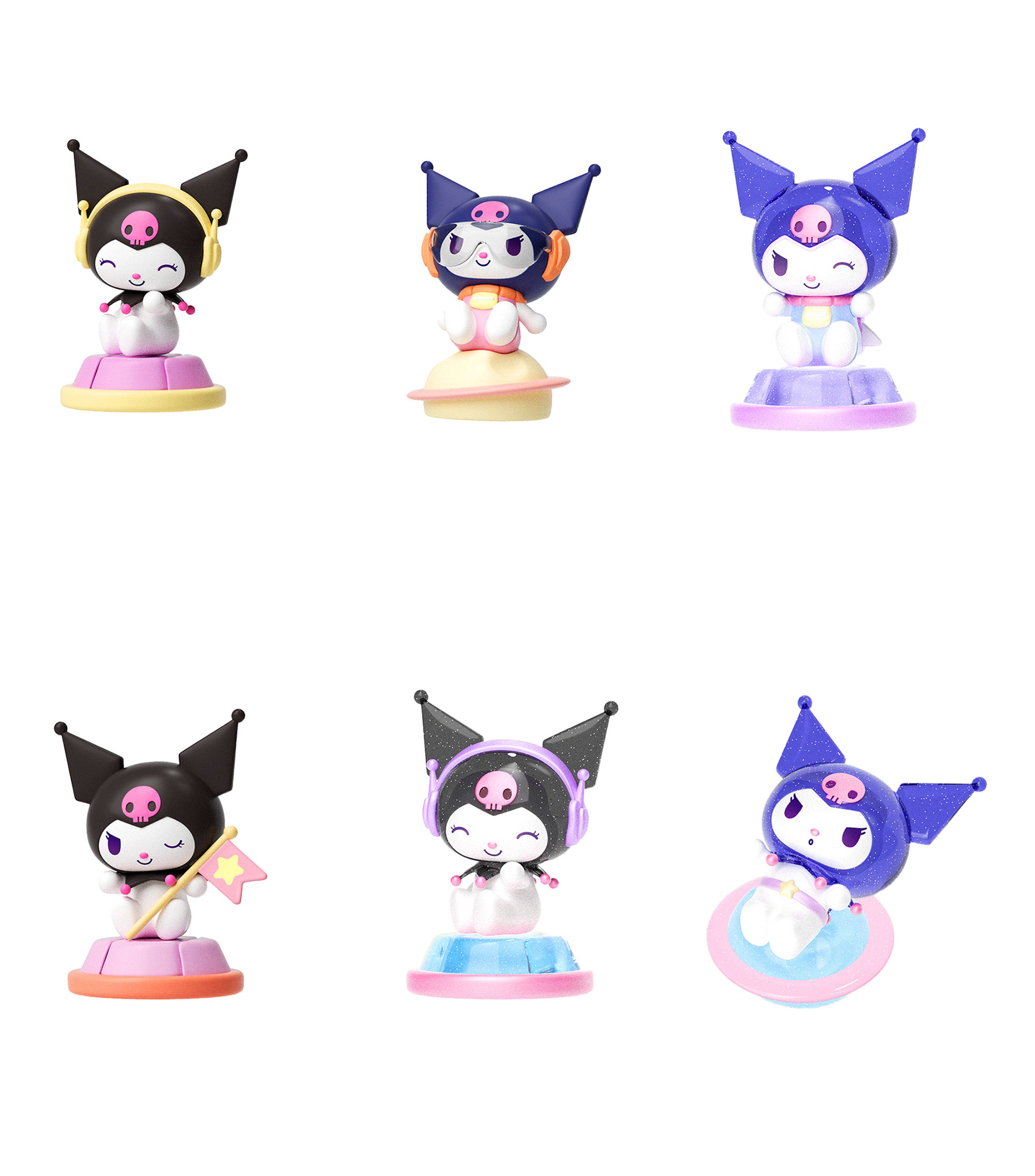 Juguete sorpresa Kuromi Caza de luz galáctica
