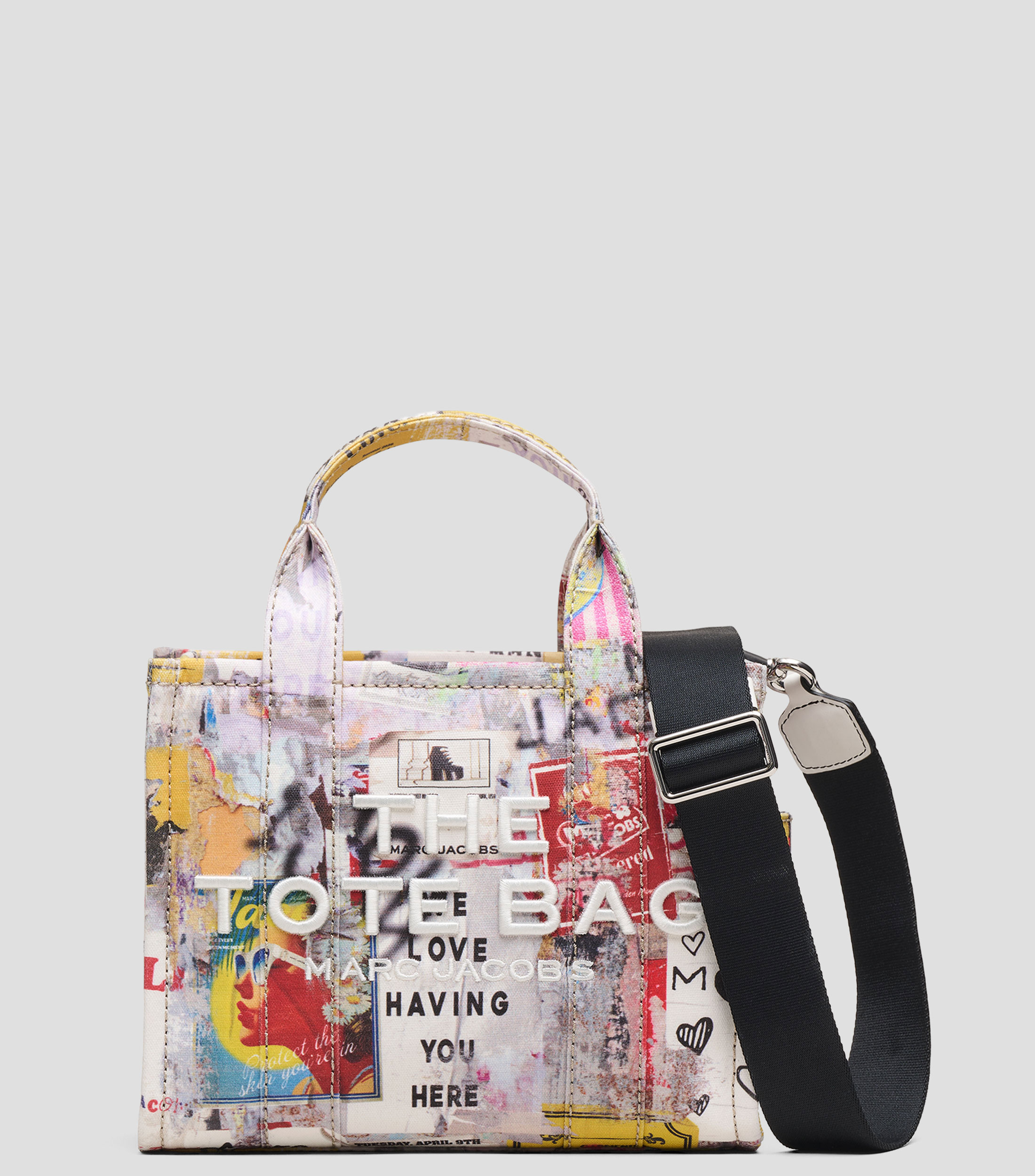 Bolsa Tote chica Pop Americana con estampado Mujer