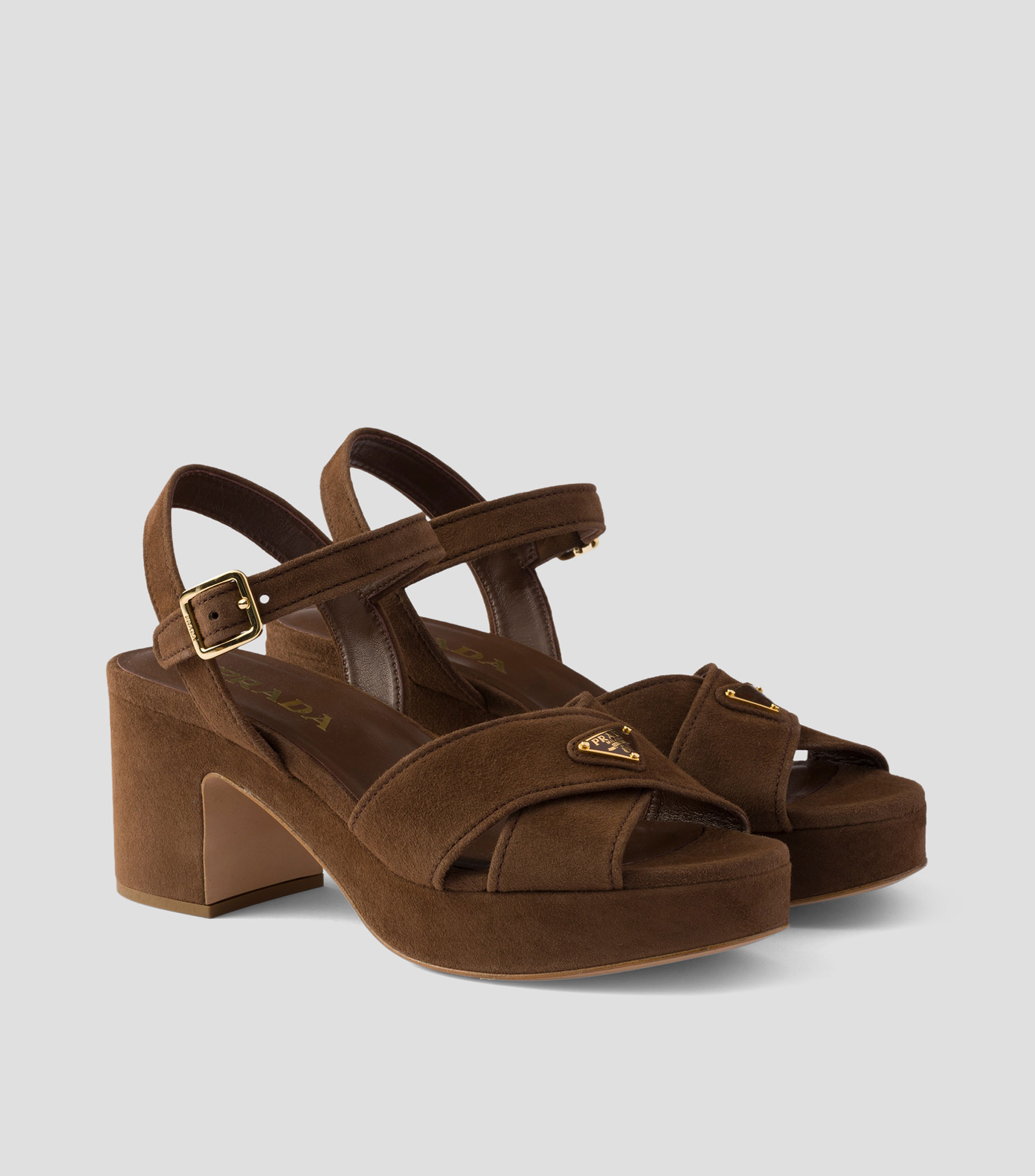 Sandalias con Tacón ancho Mujer