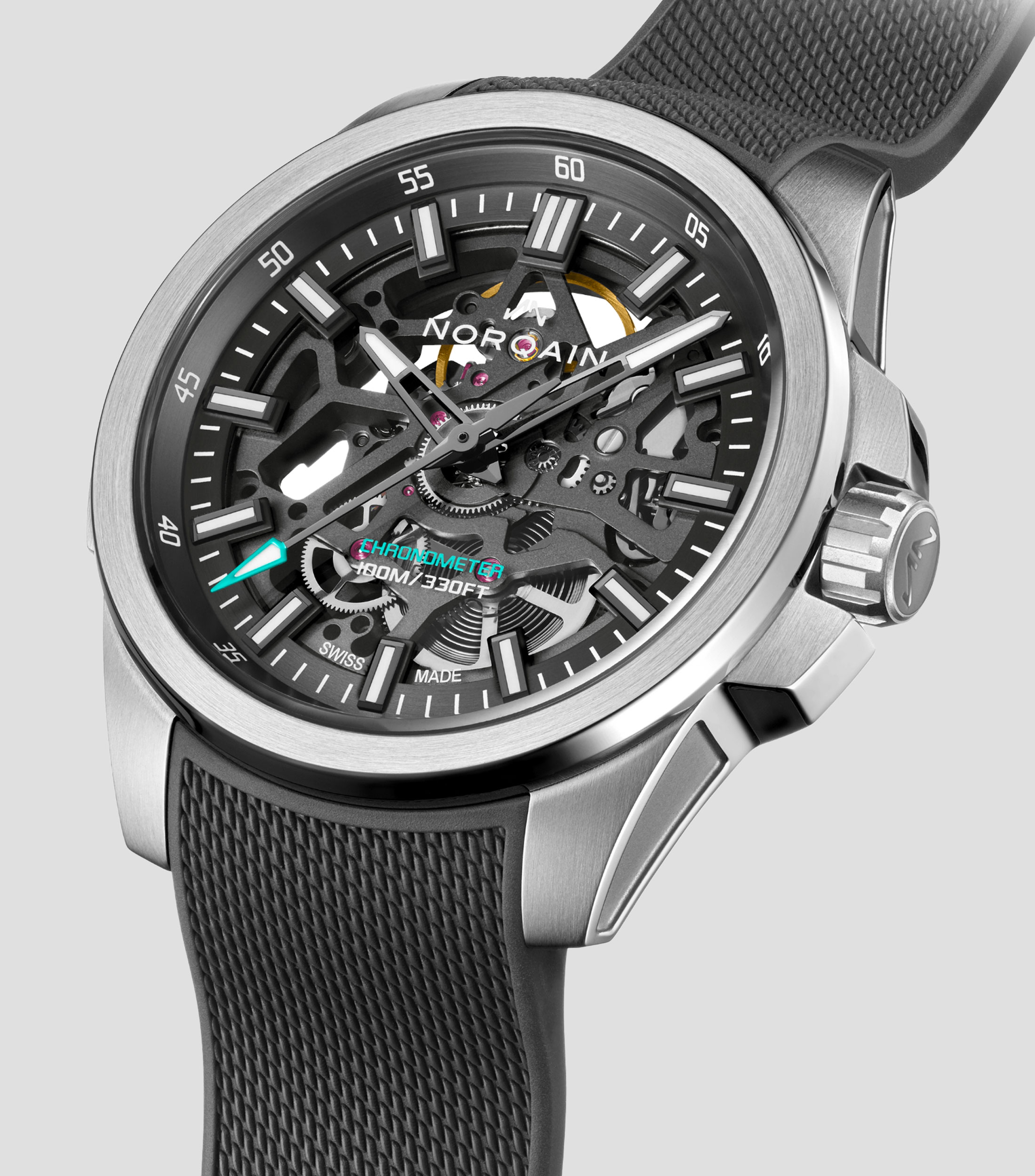 Reloj para Hombre Independence Skeleton Deportivo Plateado
