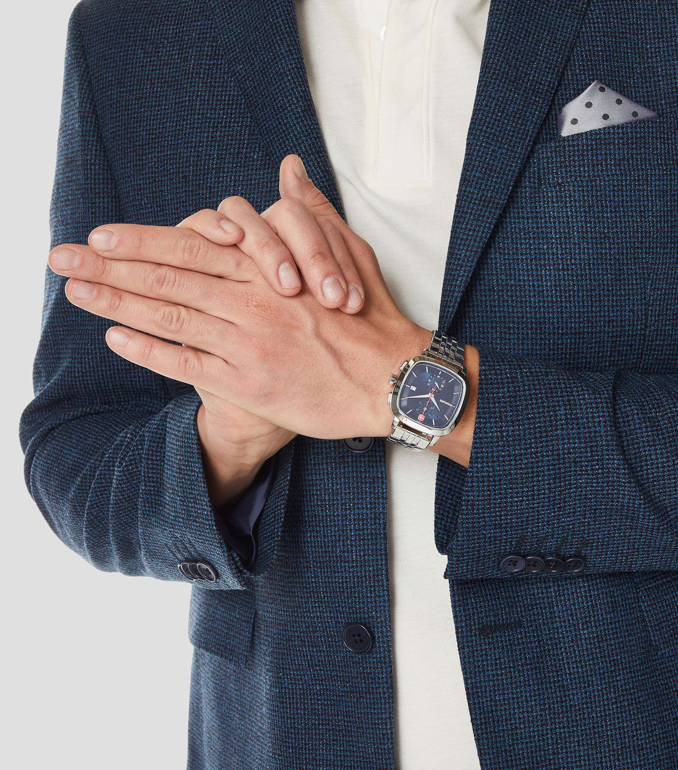Reloj para Hombre Vintage Classic Casual, Plata