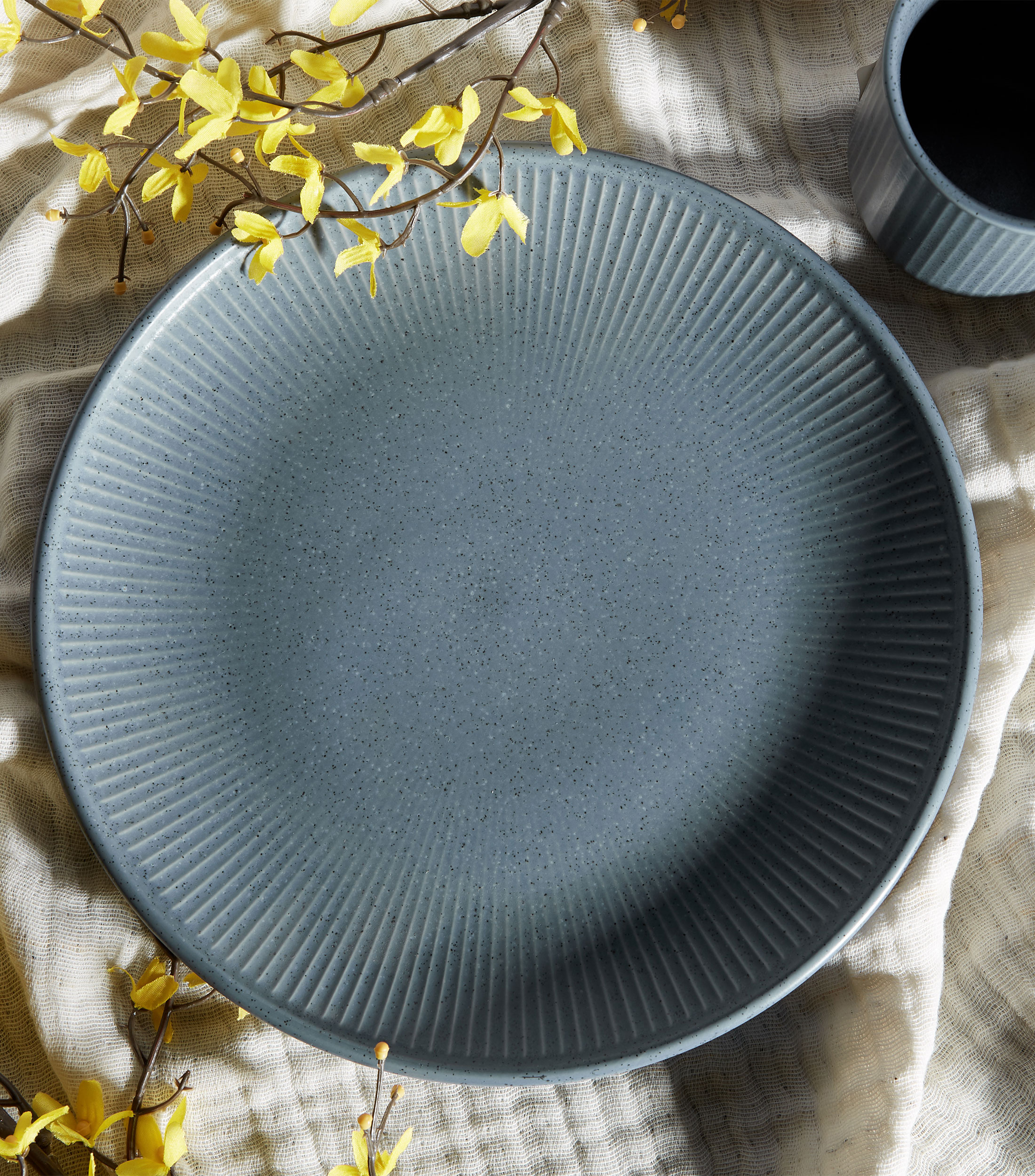 Plato Trinche Clay Sky Azul