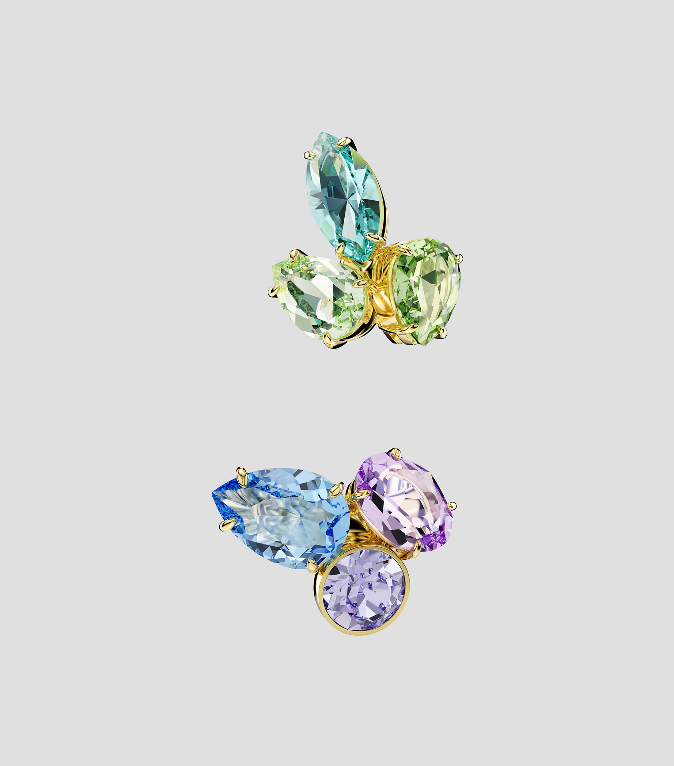 Pendientes Gema con cristal Swarovski Mujer