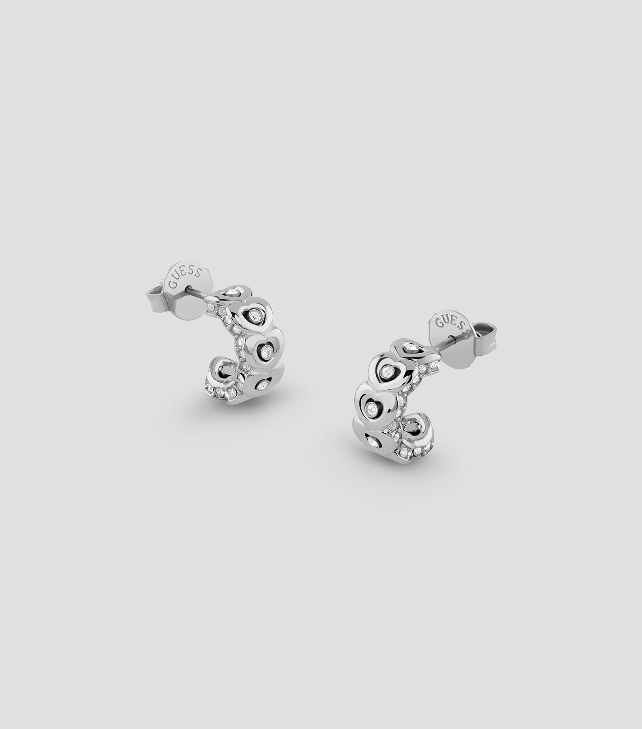 Aretes Love con cristales Mujer