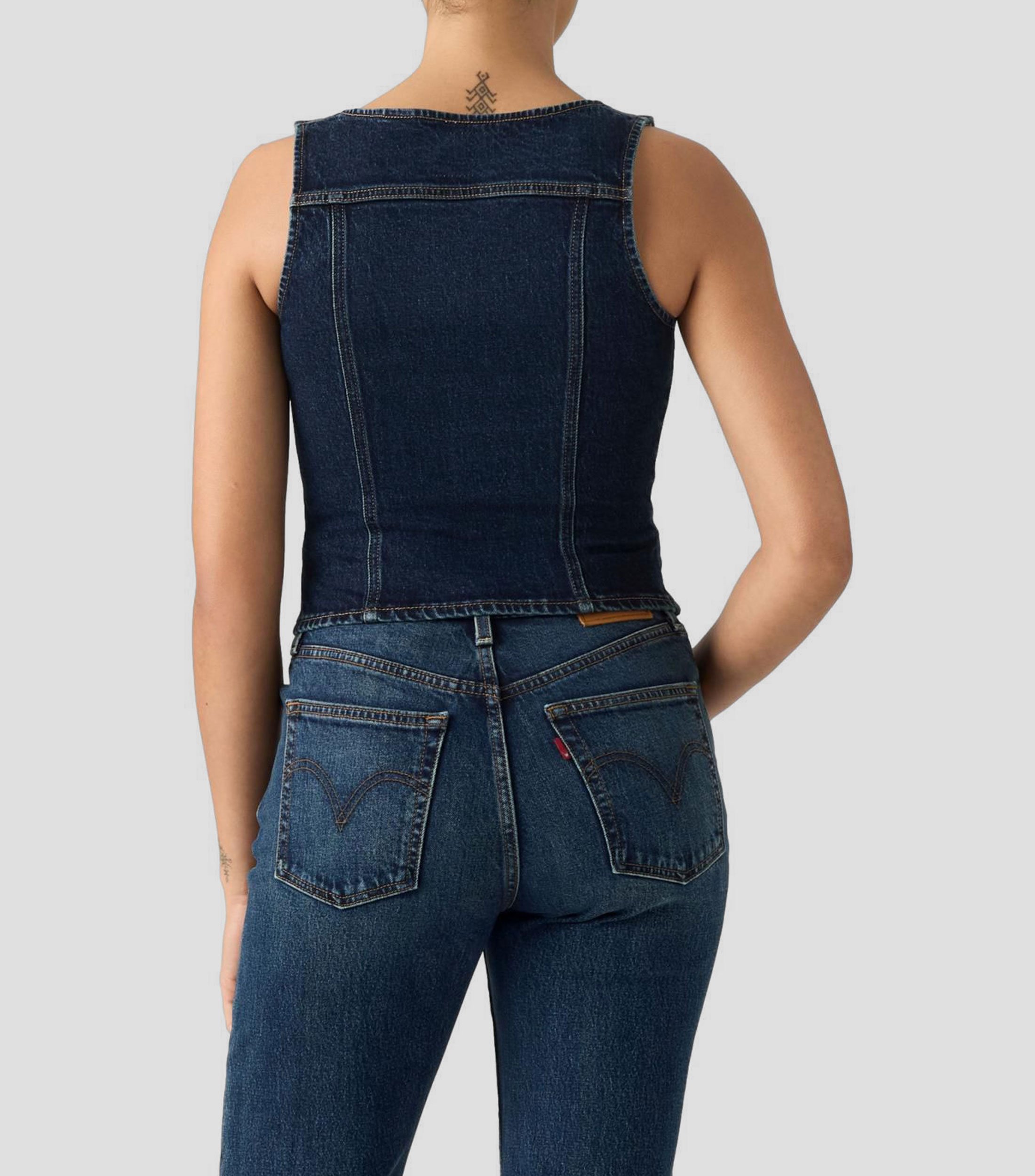 Chaleco con cremallera Mujer