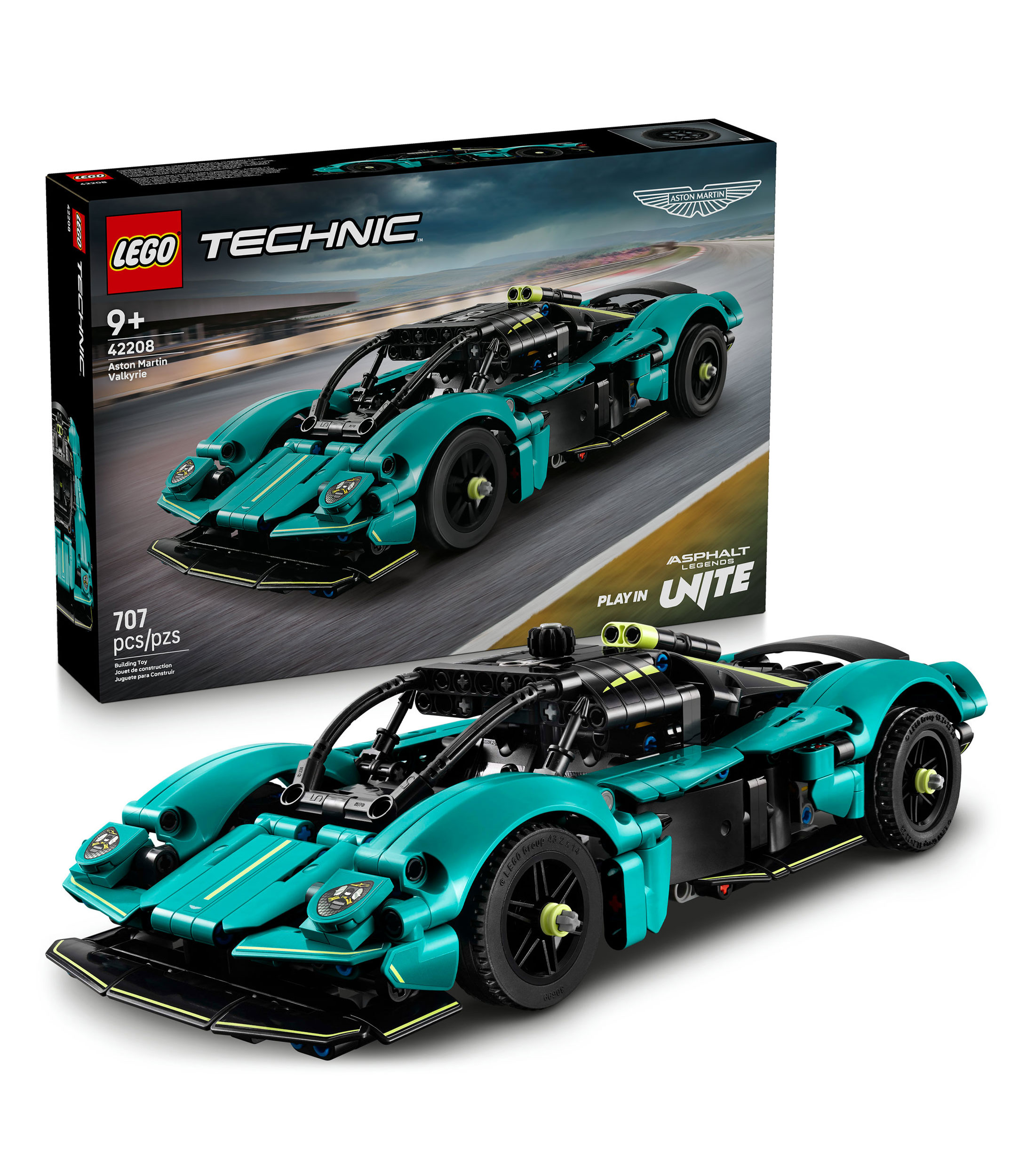 Lego Technic Aston Martin Valkyrie Auto Construible 42208