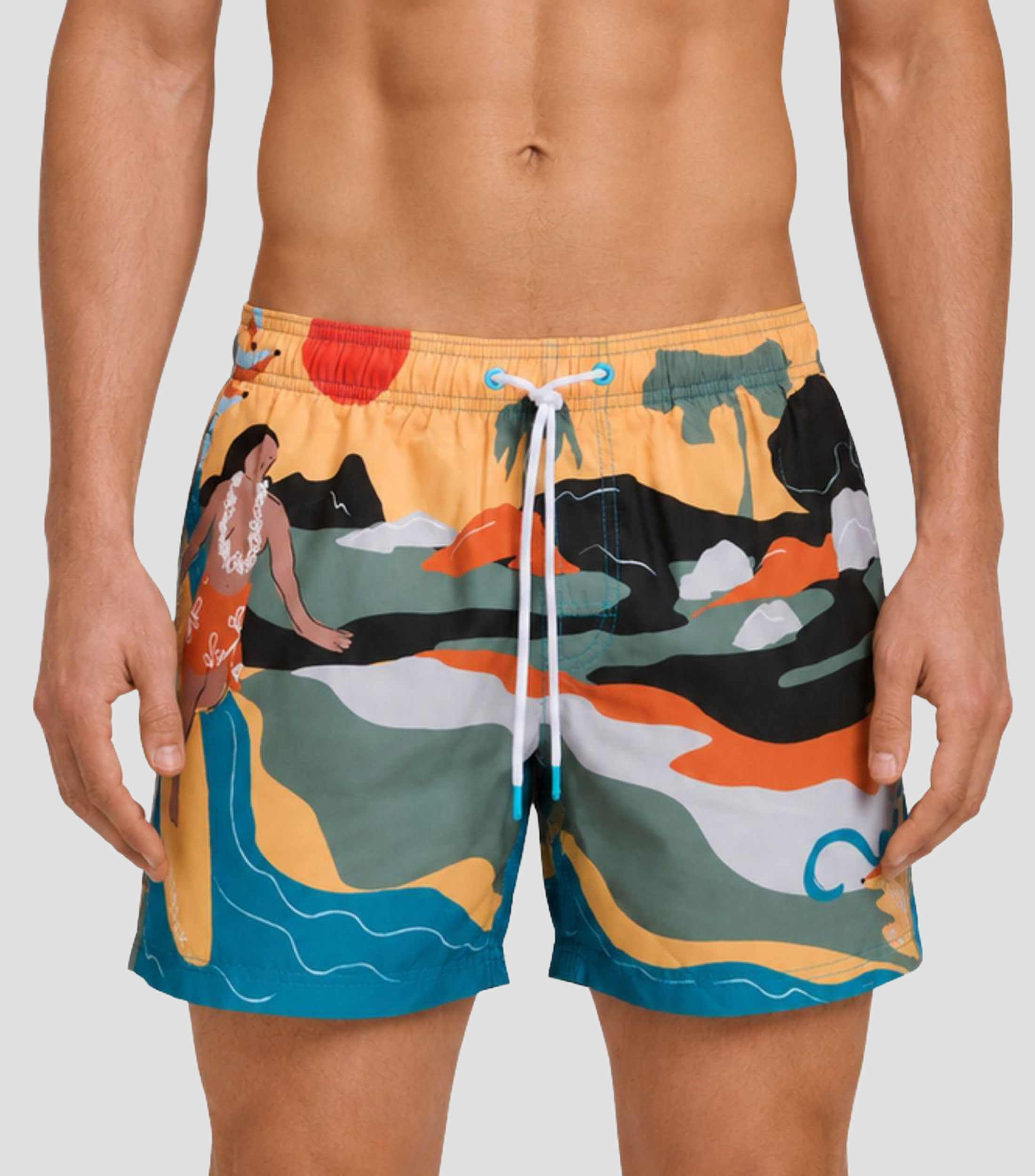 Traje de baño estampado Hombre