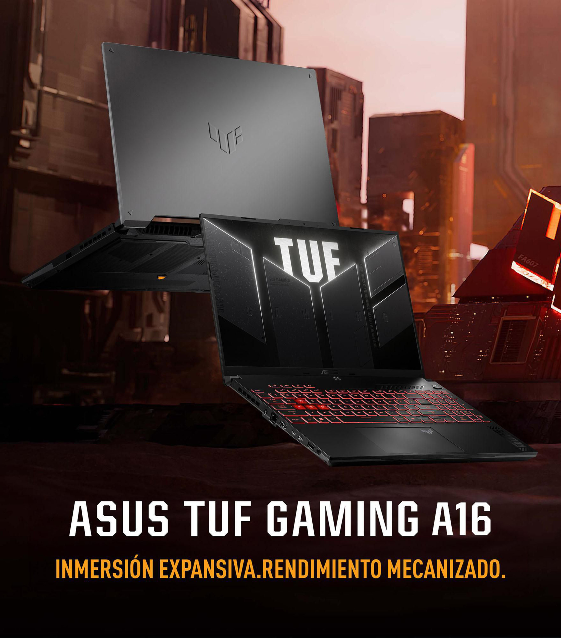 Laptop TUF FA607NUQ-RL038W R7, 16", AMD Ryzen 7 170, 16 GB, SSD 512 GB