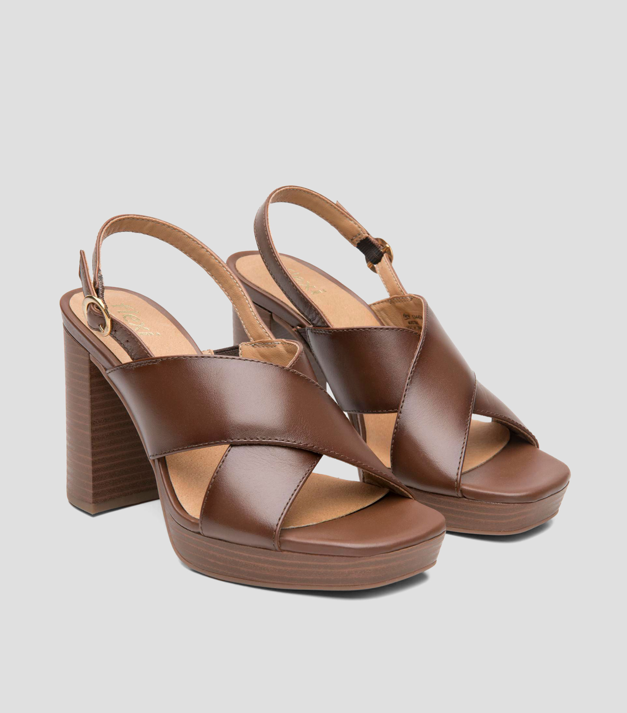 Sandalias con tacón alto y ancho Katnis Mujer