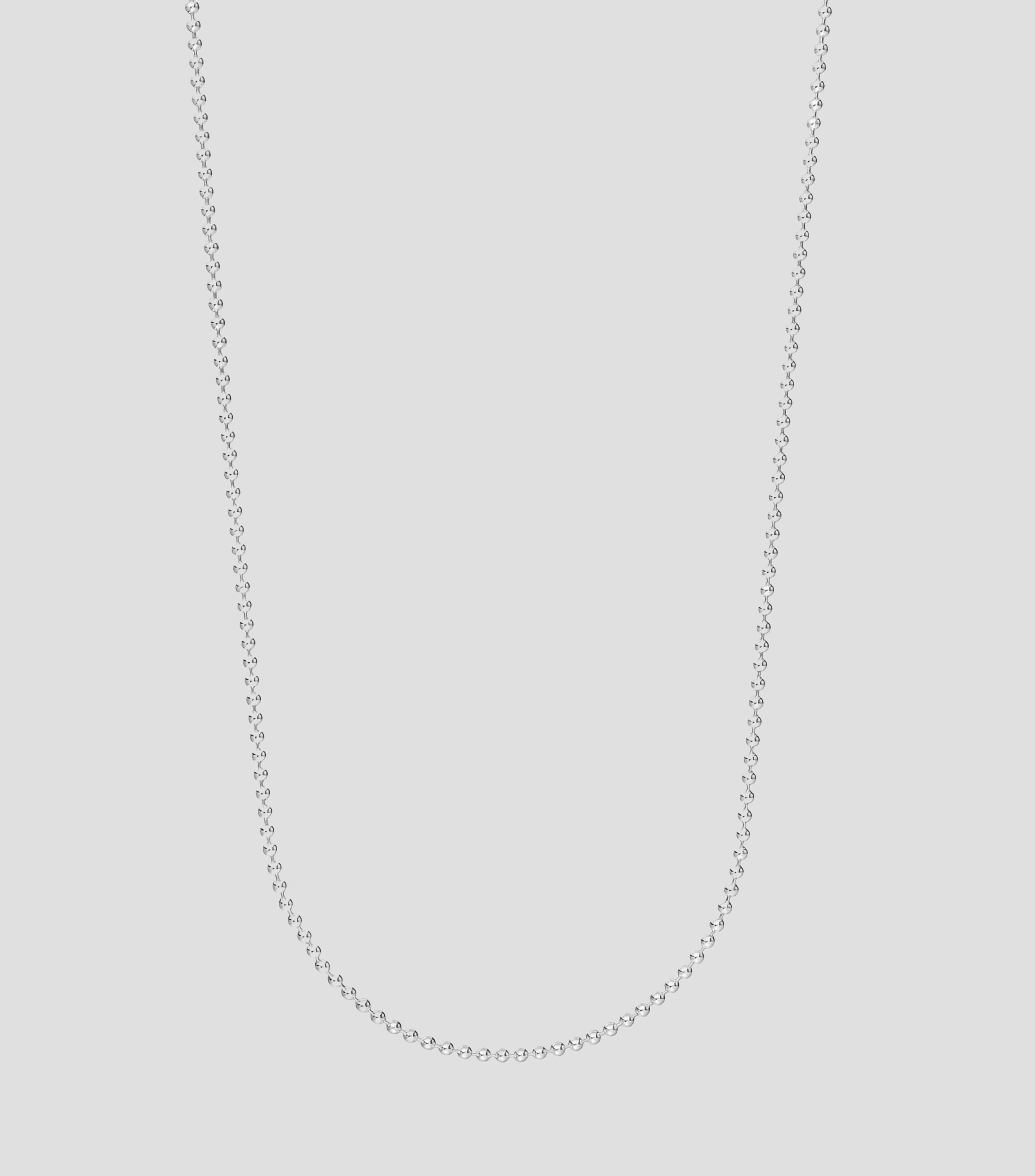 Gargantilla con esferas y oso en plata Basics Mujer