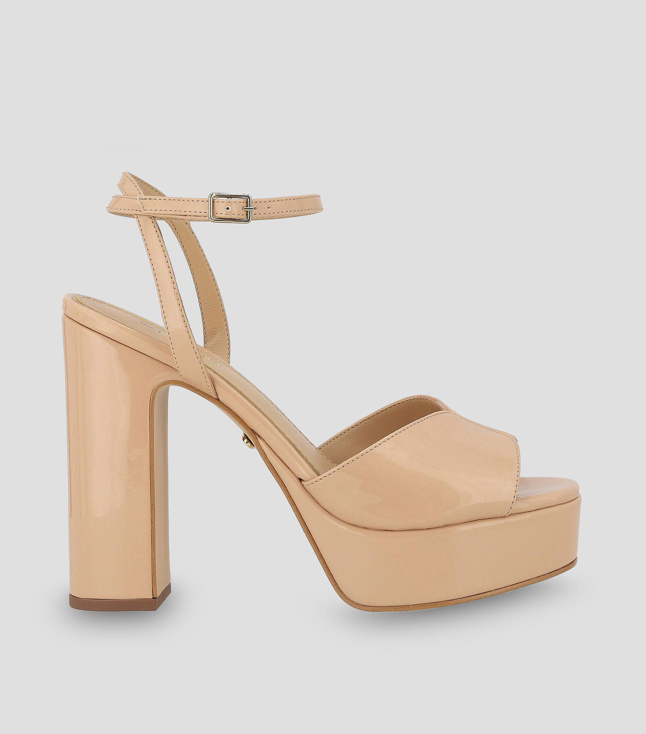 Sandalias con Tacón alto Cuadrado Mujer