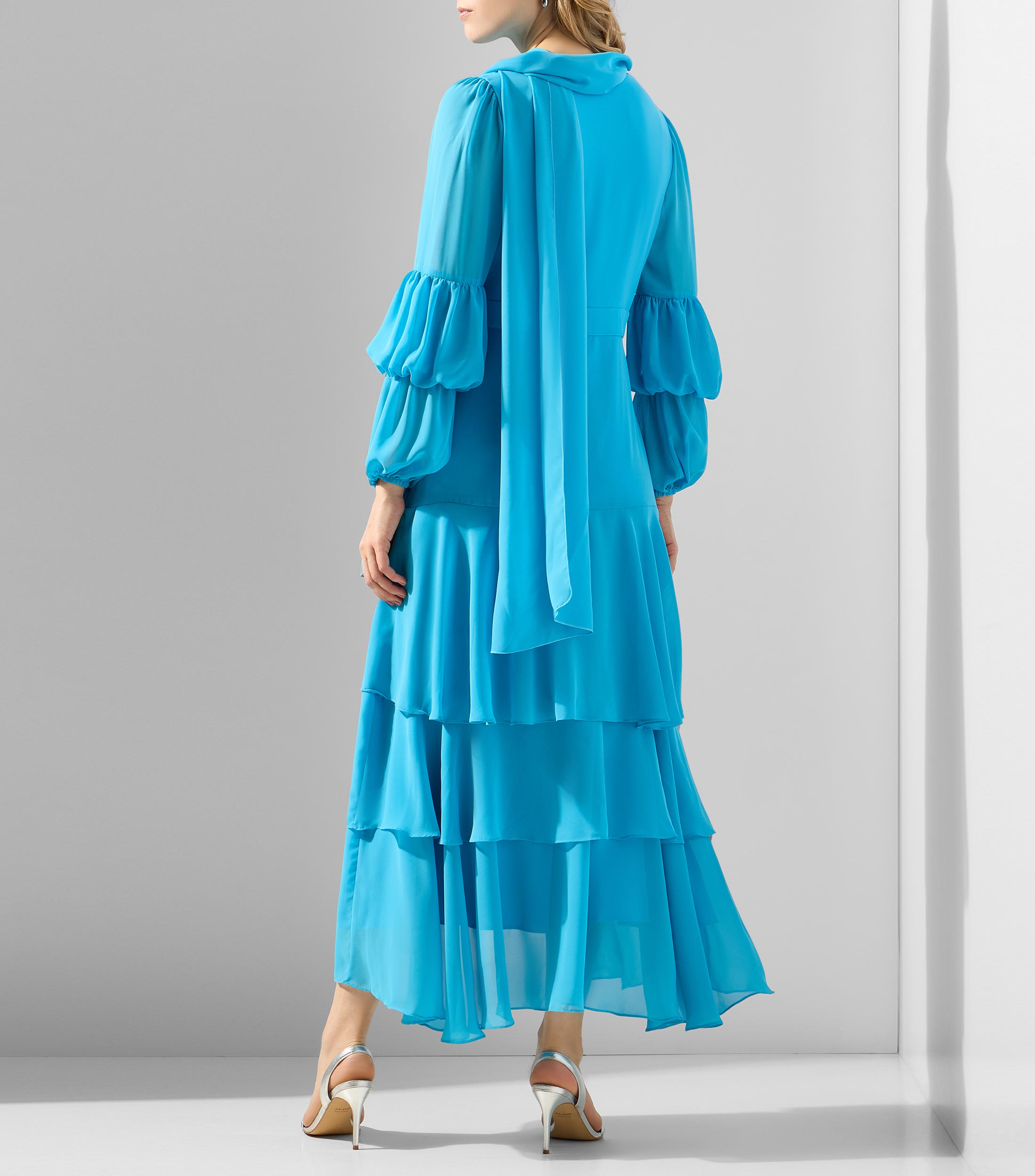 Vestido largo manga larga fantasía Mujer