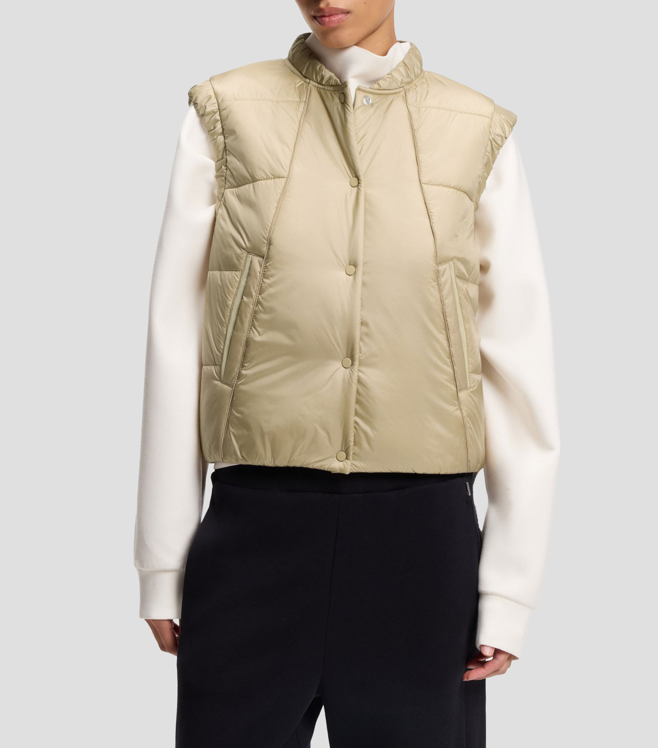 Chaleco repelente al agua con relleno Mujer