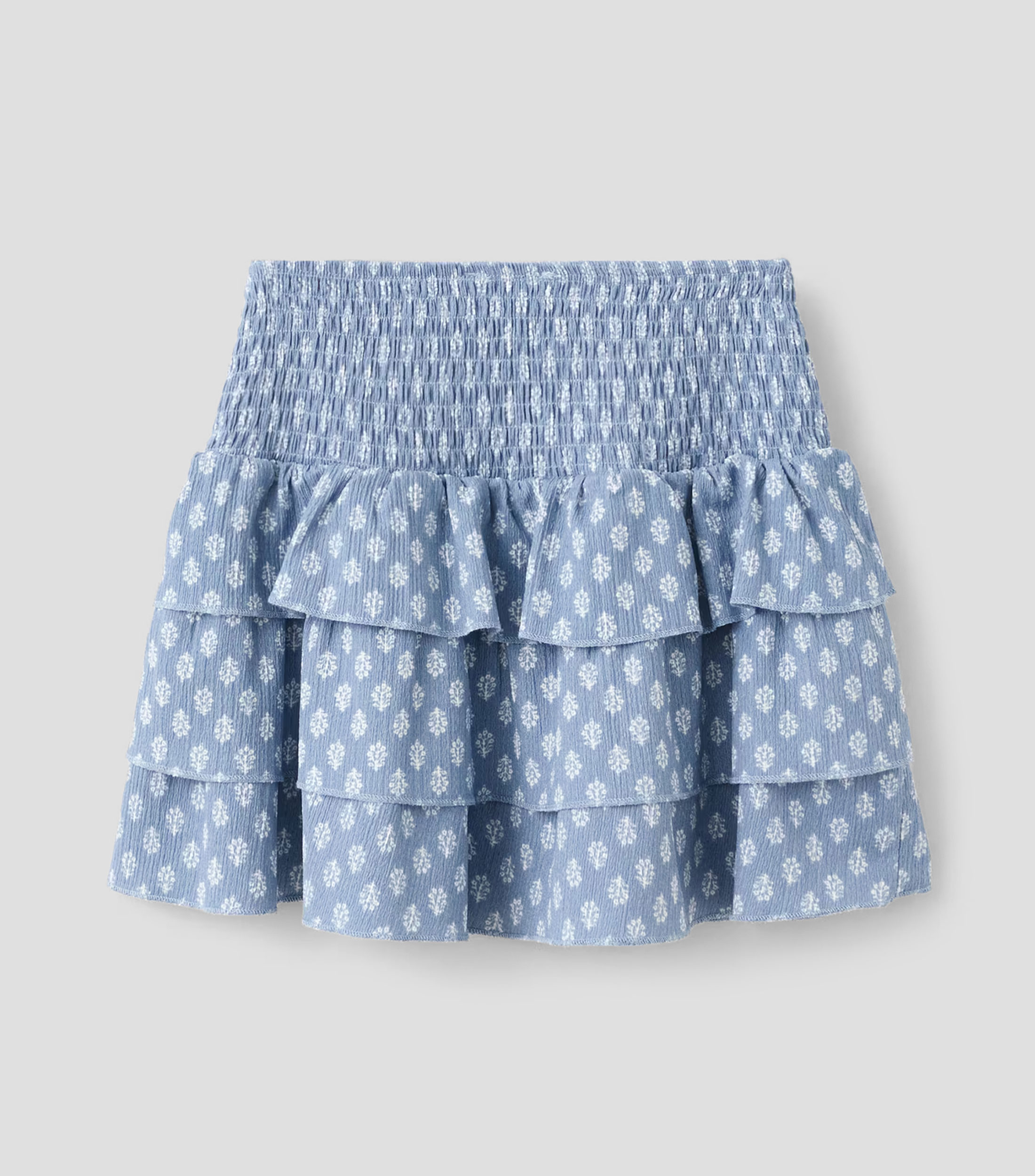 Falda estampada de corte regular Niña