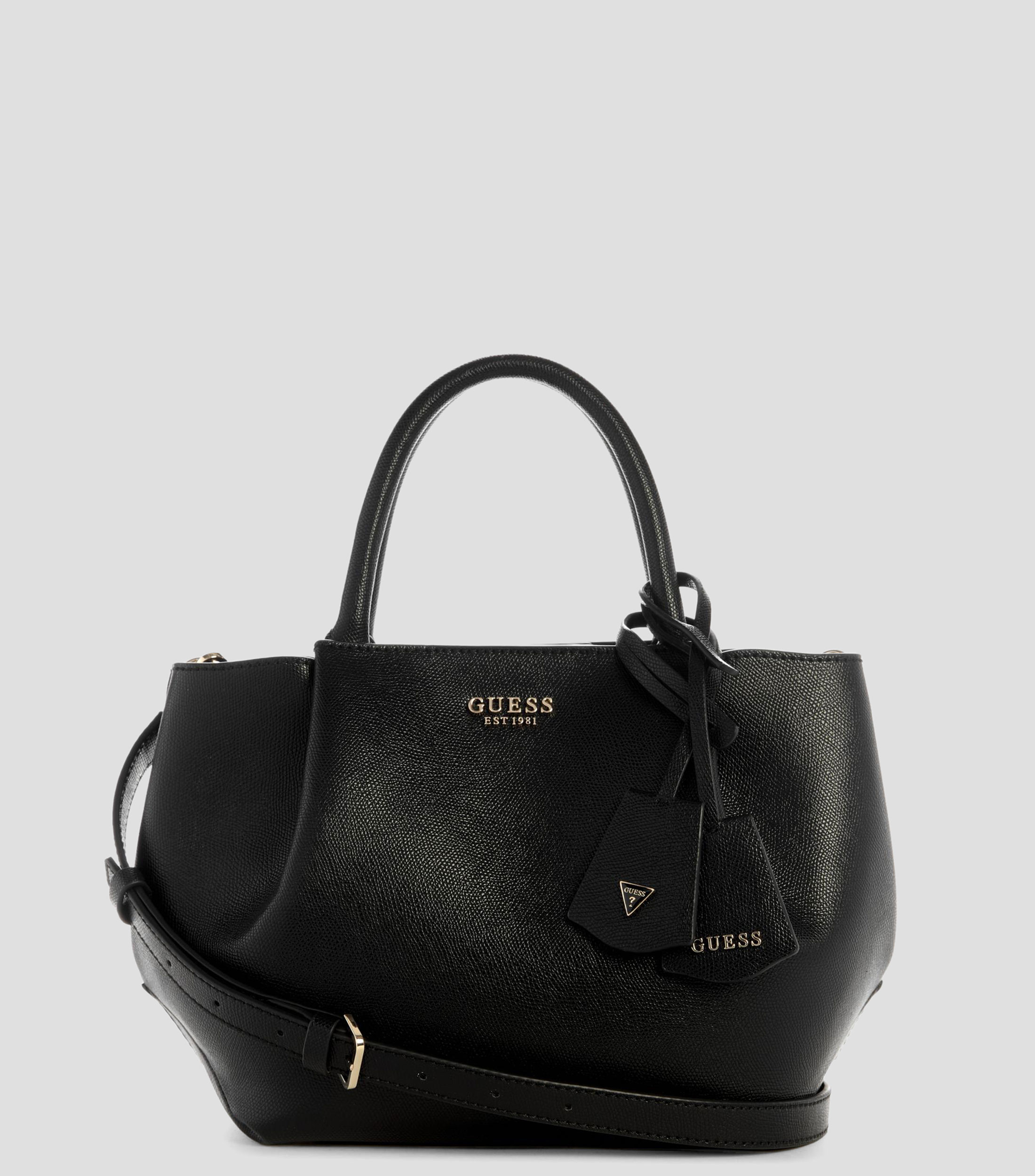 Bolsa Satchel negra Mujer