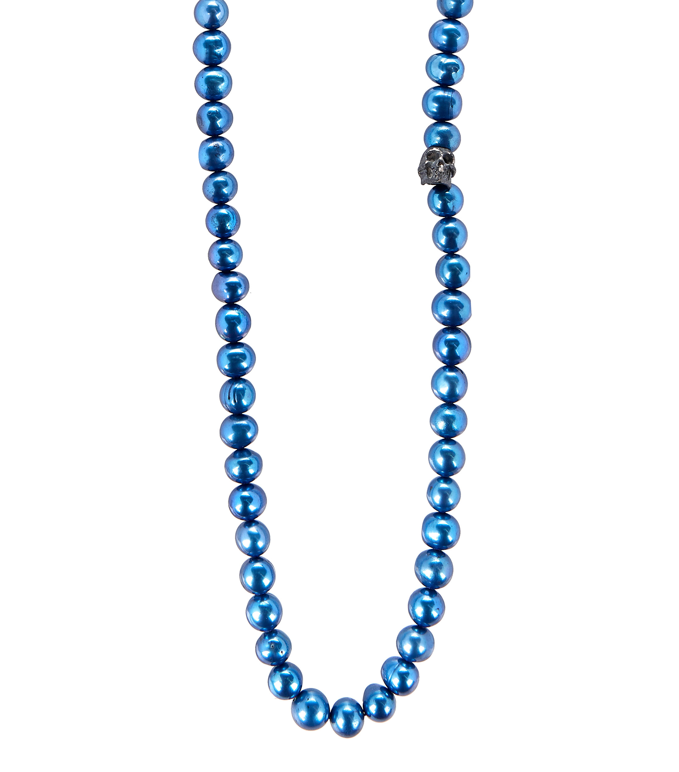 Collar con perlas Hombre