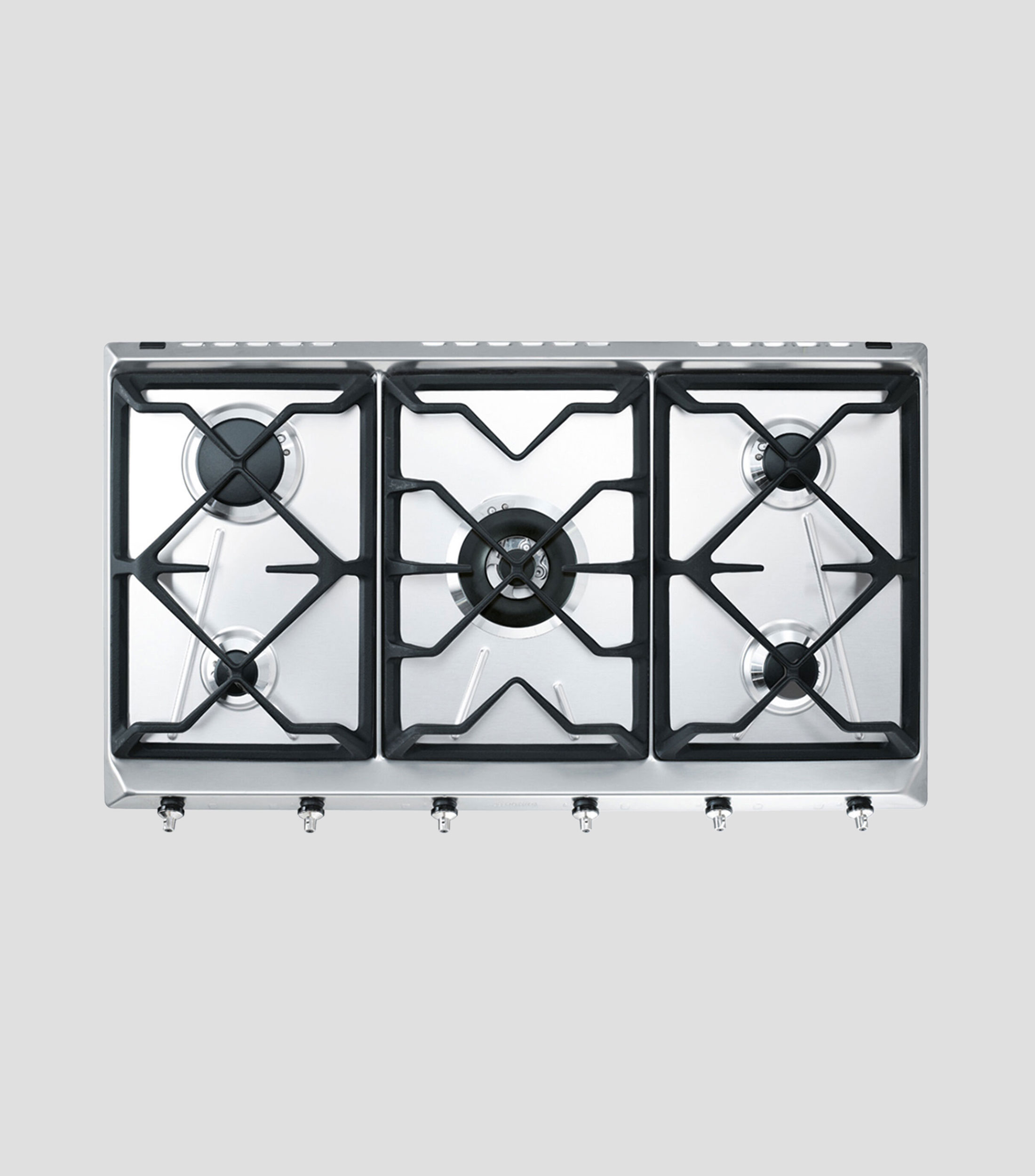 Parrilla de Gas Clasica con 5 Quemadores 90 cm