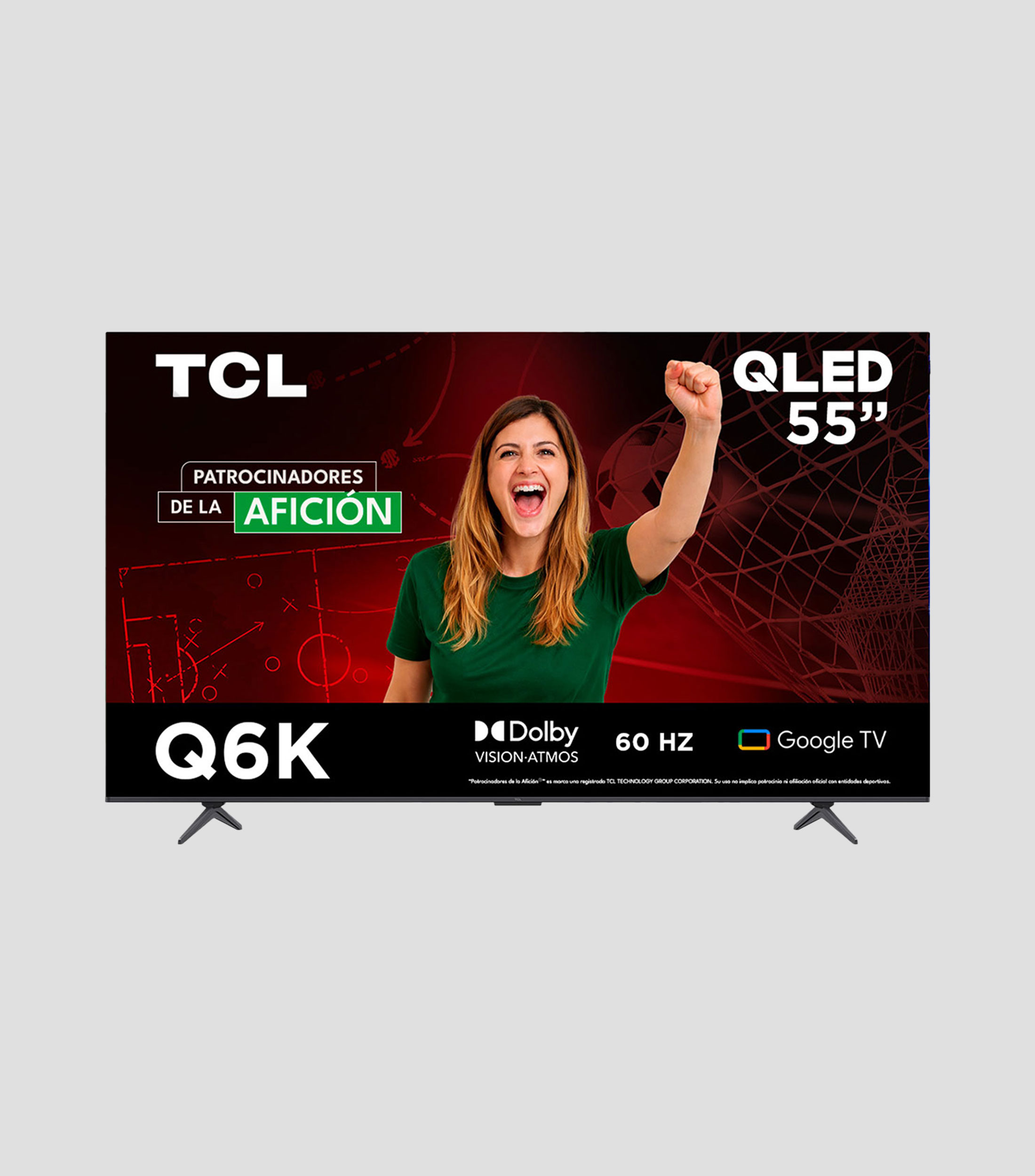 Pantalla 55 Pulgadas Plana QLED 4K 55Q6K