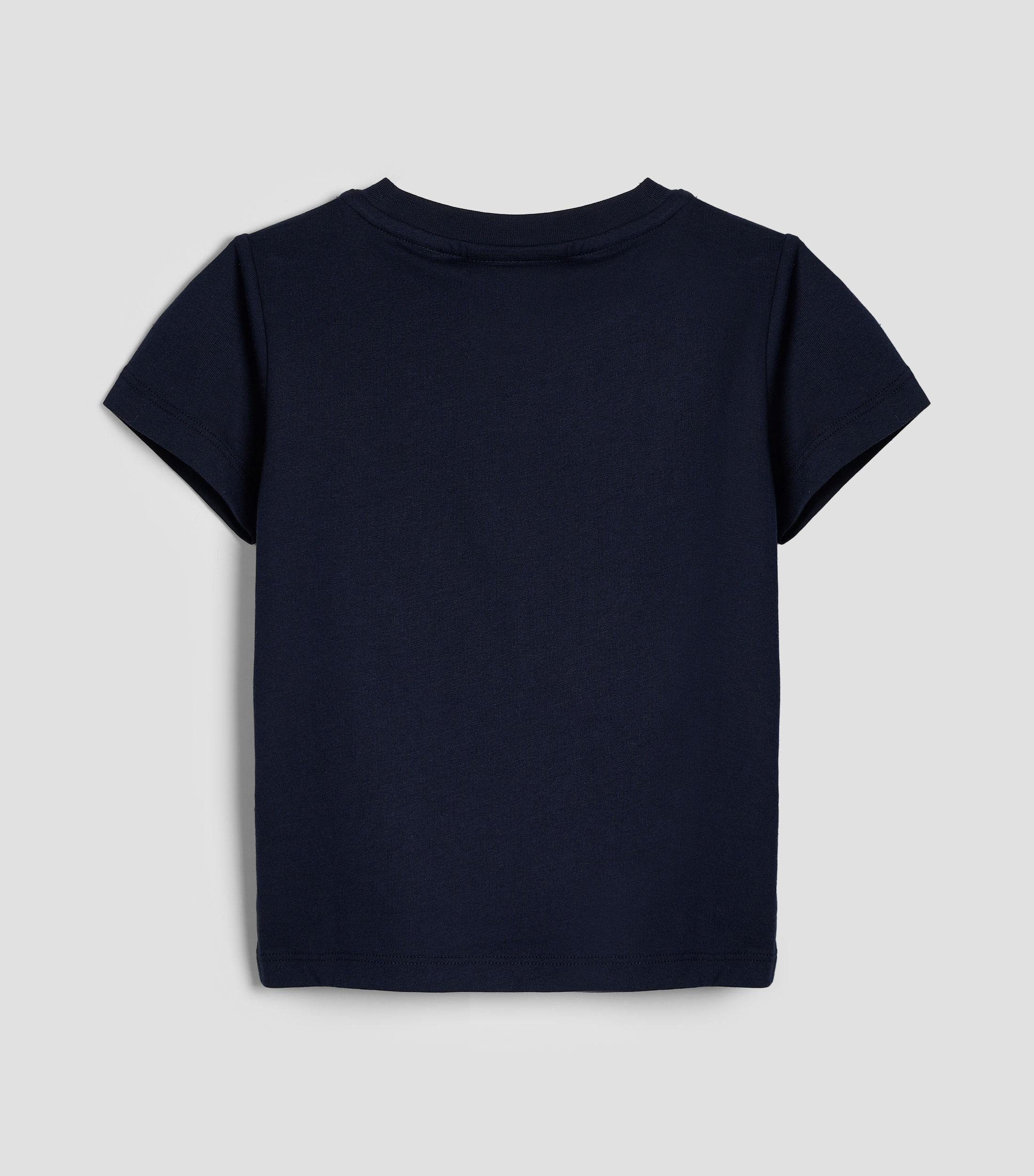 Playera cuello redondo manga corta lisa Niño