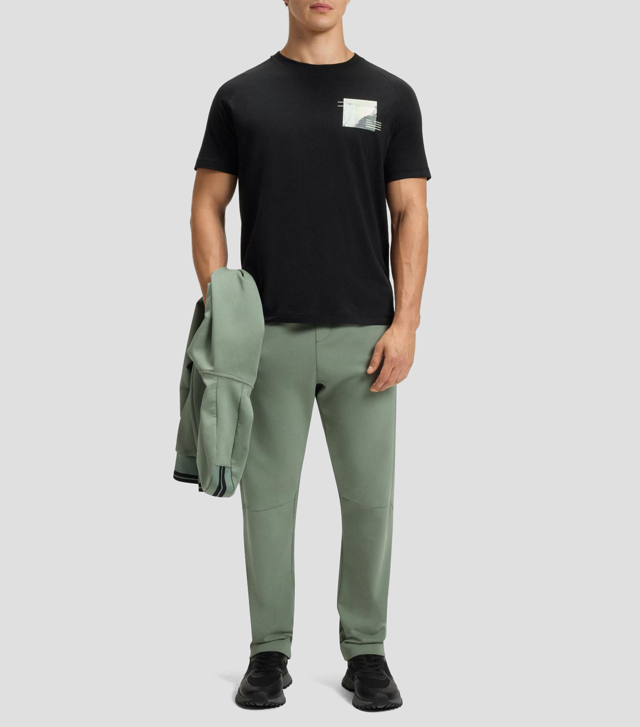 Playera cuello redondo manga corta Hombre