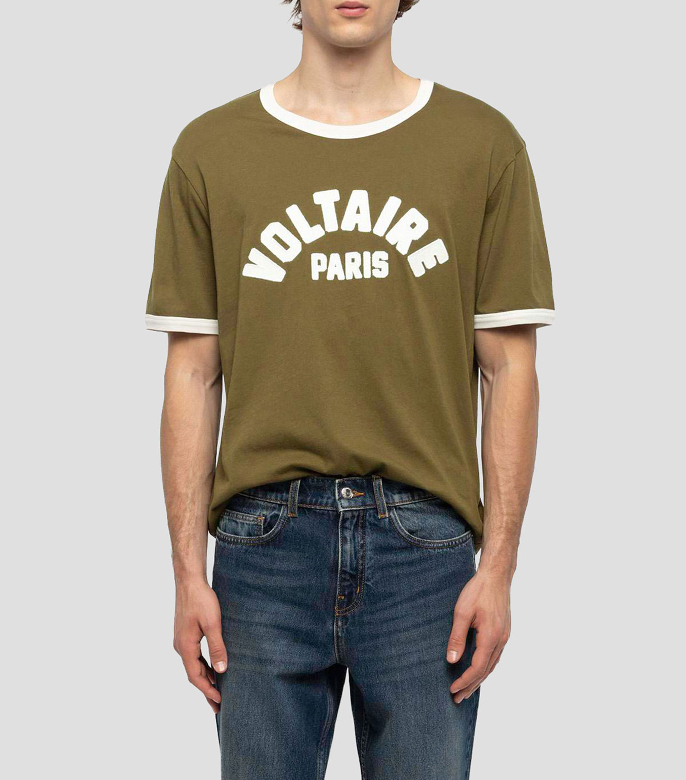 Playera cuello redondo manga corta fantasía Hombre
