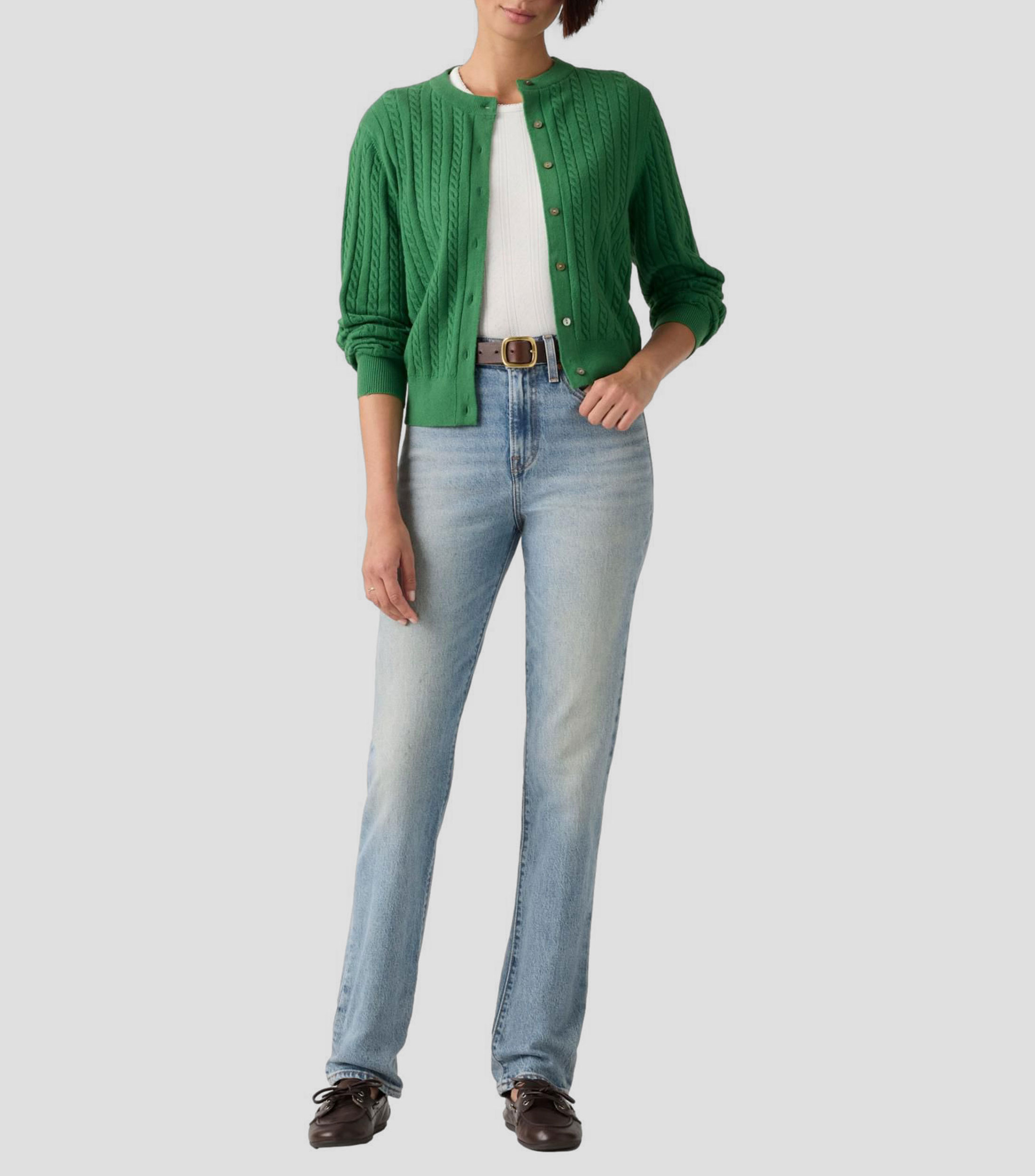 Jeans de corte ajustado Mujer
