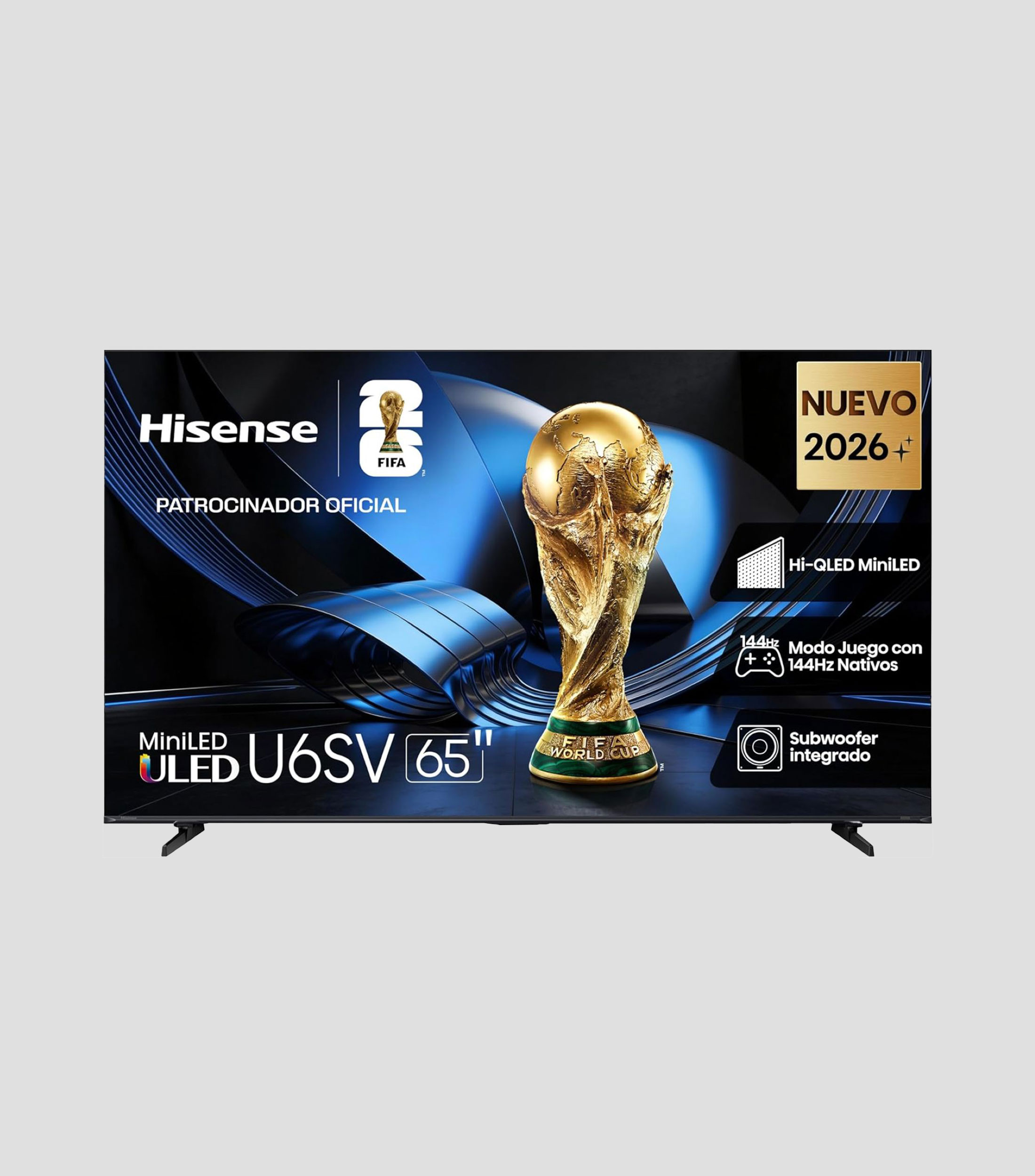 Pantalla 65 Pulgadas Plana Mini LED 4K 65U6SV