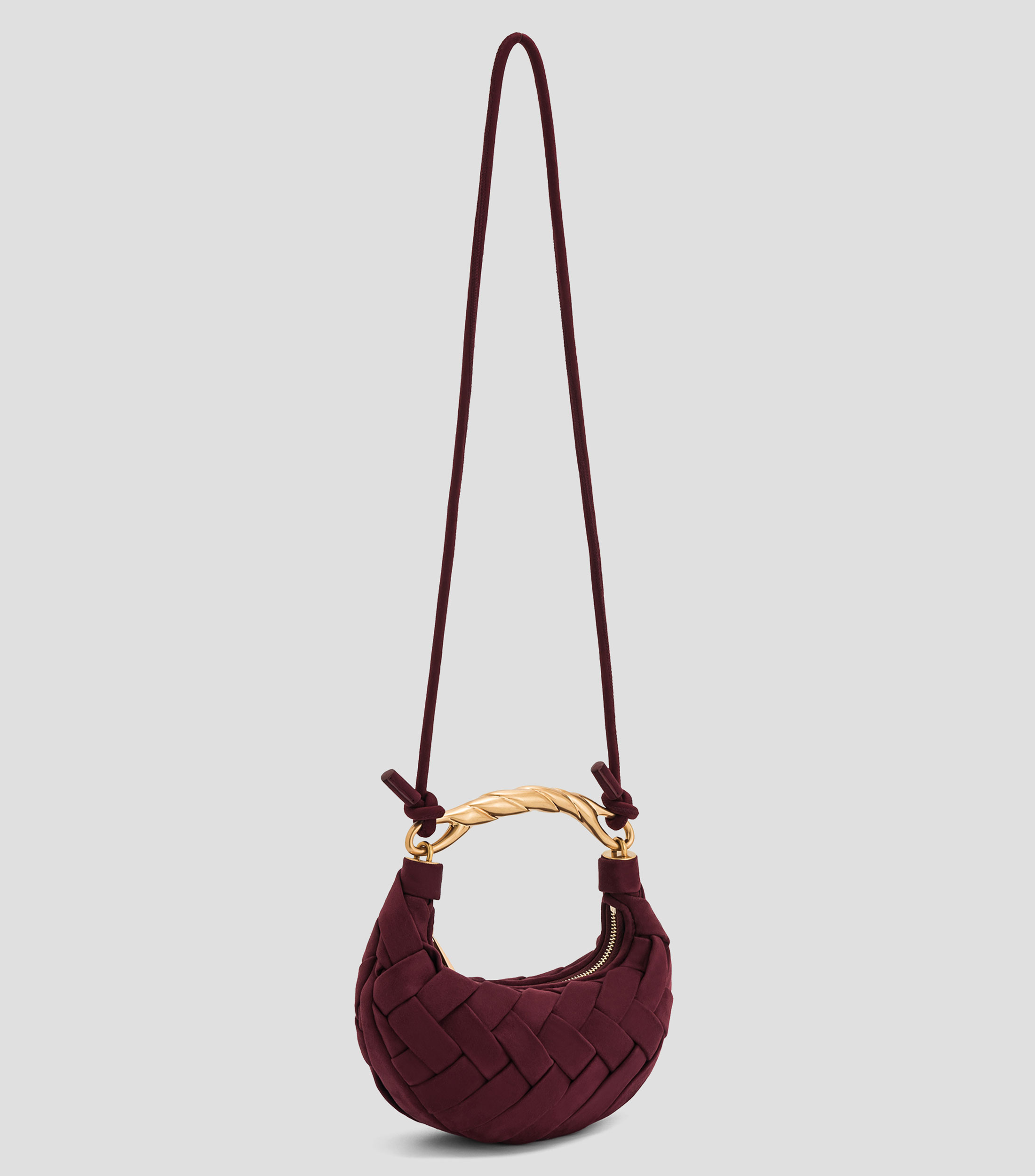Bolsa crossbody vino Orla lisa Mujer