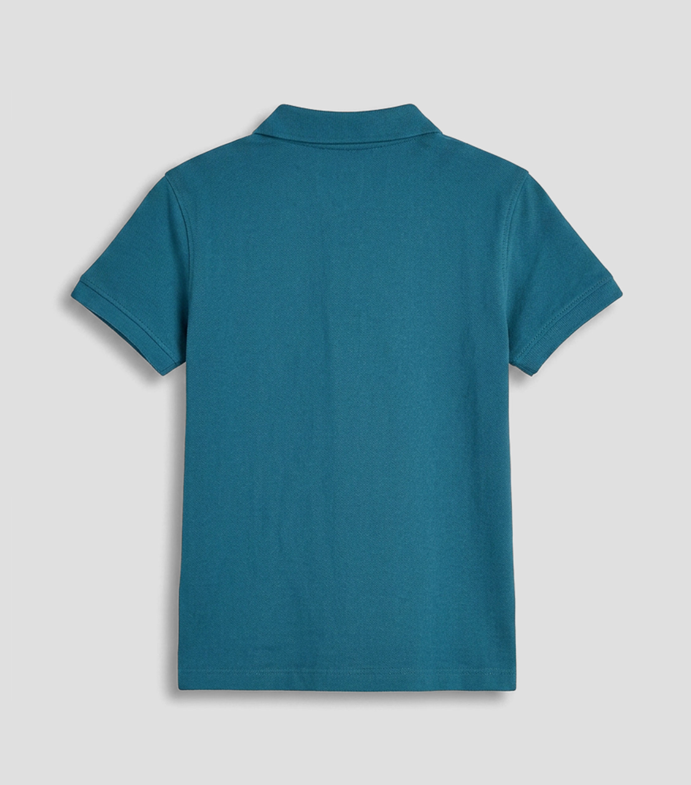 Playera Tipo Polo Manga Corta sólido Niño
