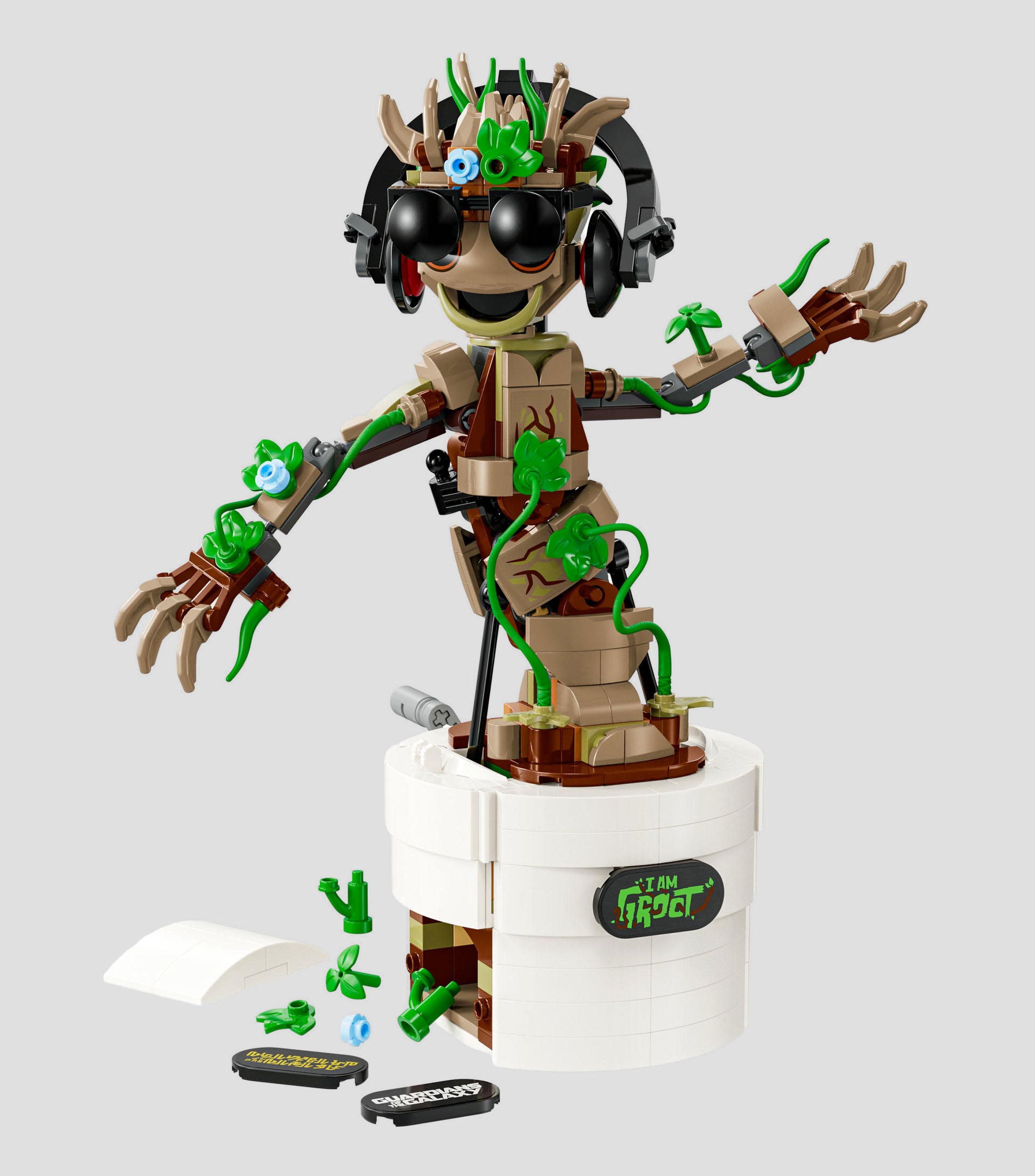LEGO Marvel Groot Bailarín Juguete animado 76297