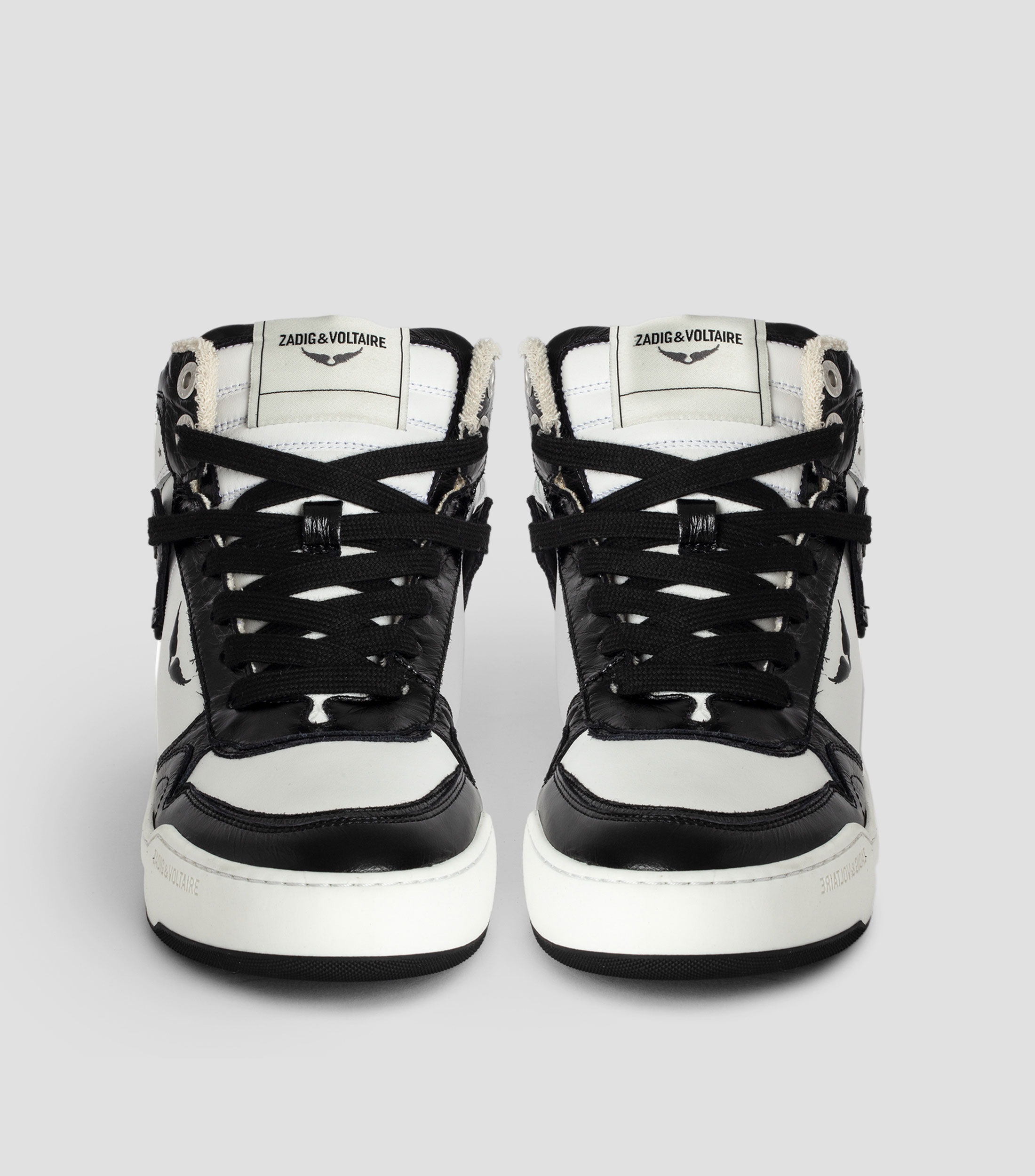 Tenis casual en piel Wings Mujer