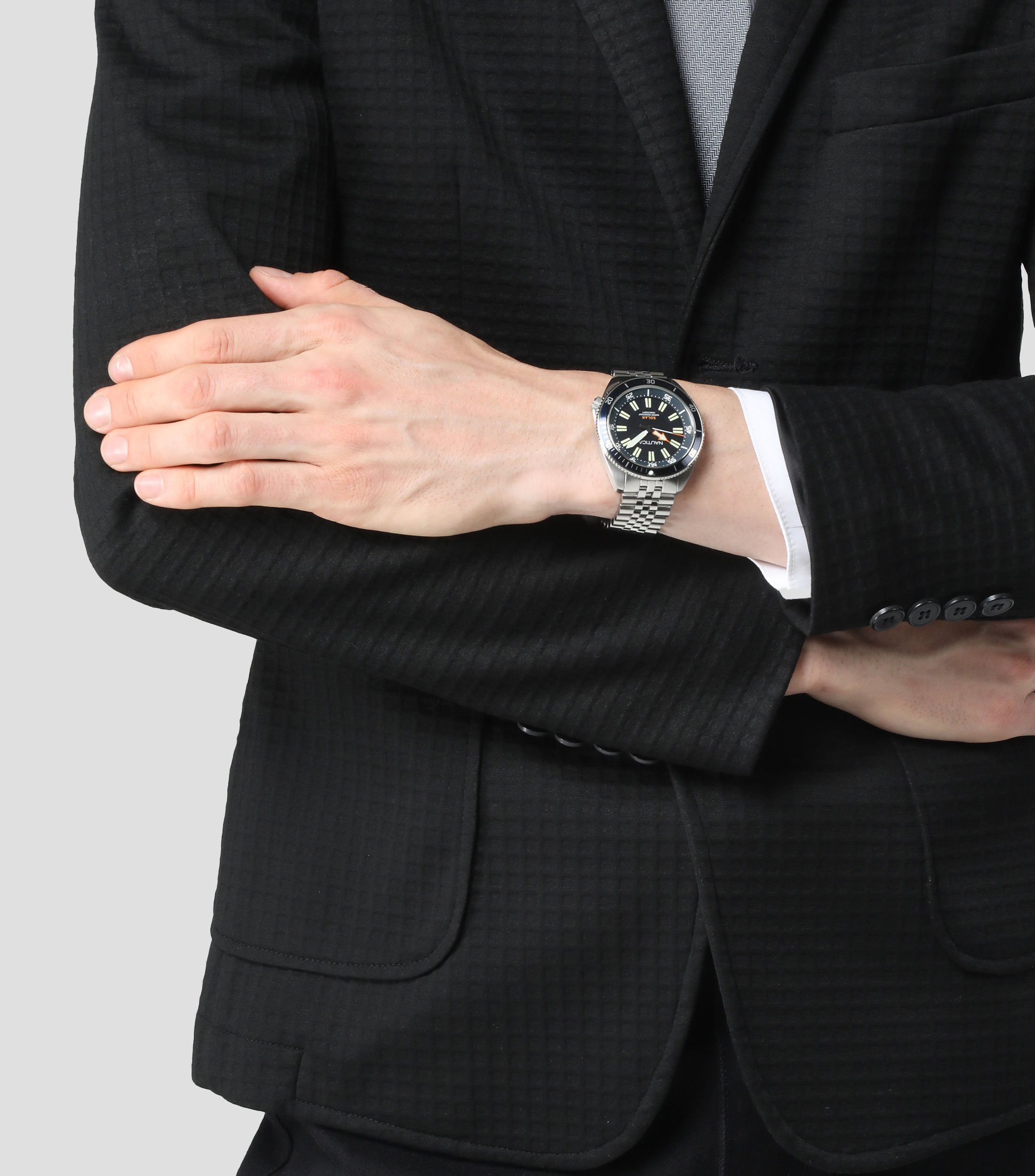 Reloj para Hombre Vintage Casual, Plateado